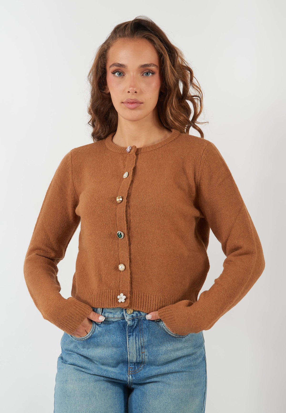 CARDIGAN DRY TABACCO