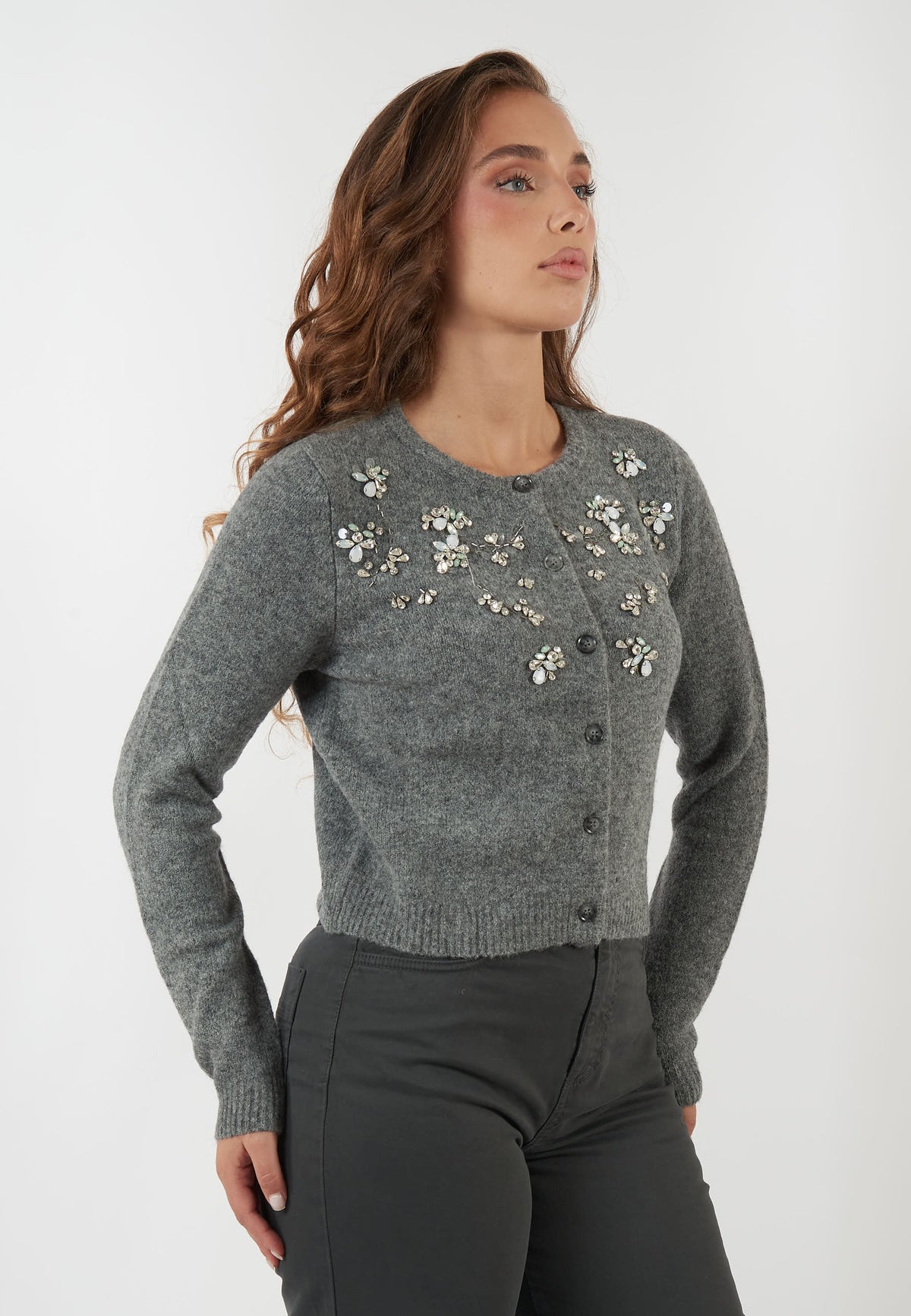 CARDIGAN DRY GRIGIO