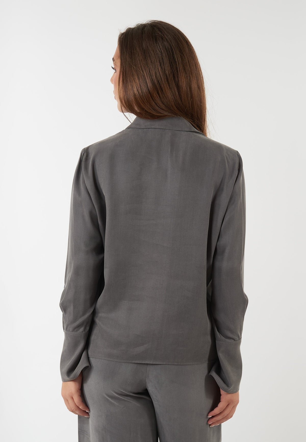 CAMICIA FIORE GRIGIO FERRO