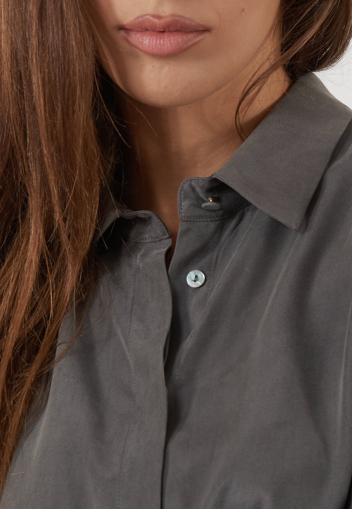 CAMICIA FIORE GRIGIO FERRO