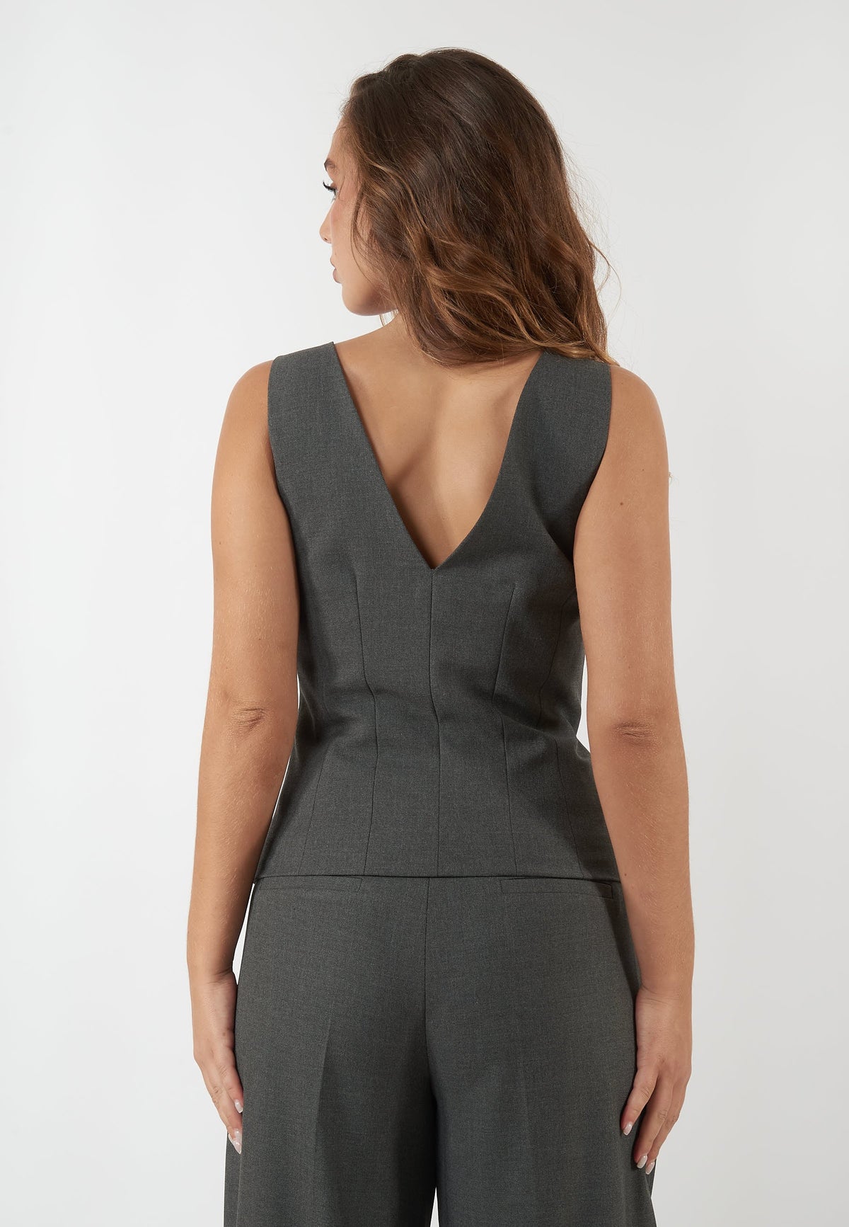 GILET RONCO GRIGIO