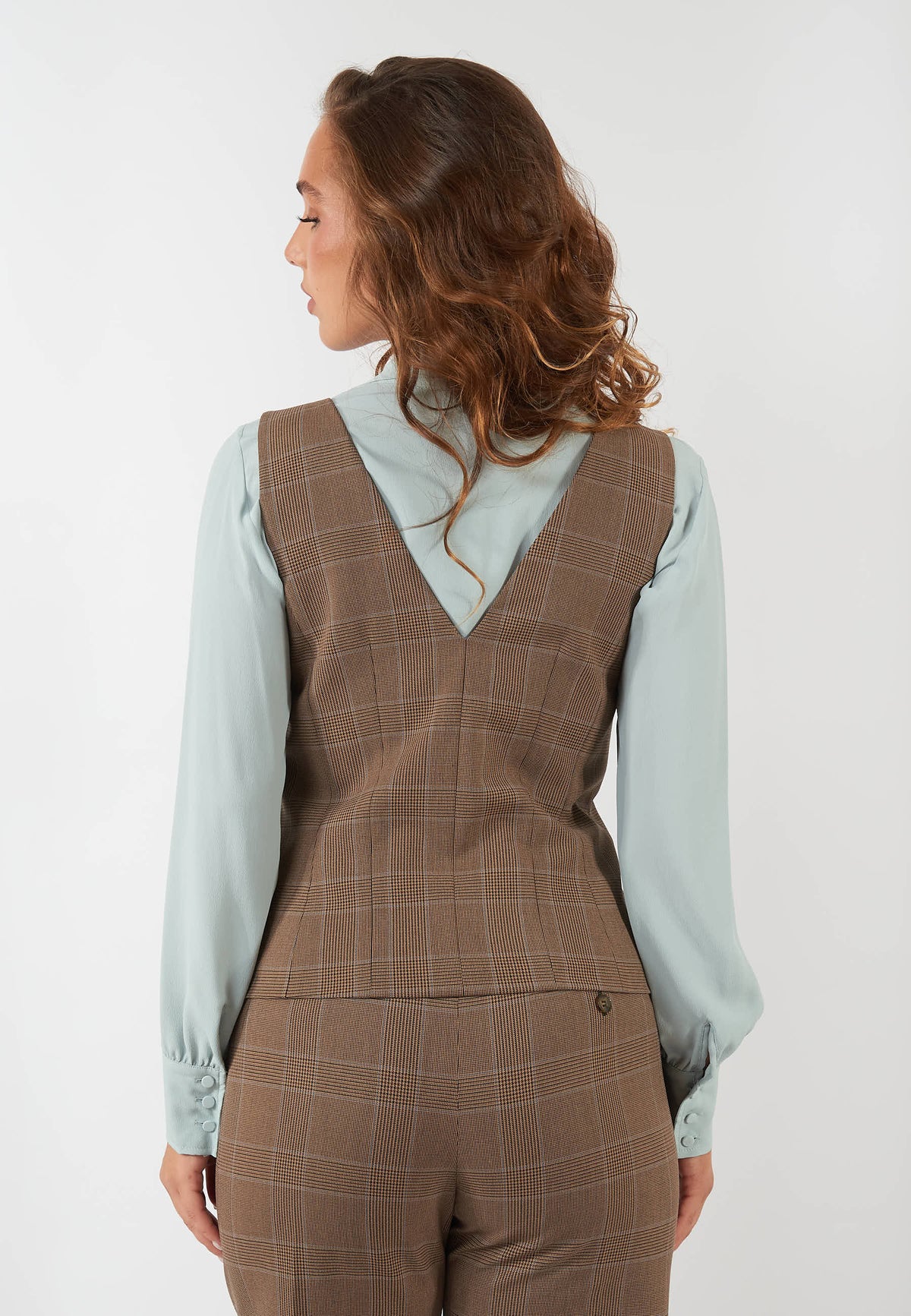 GILET RONCO MARRONE