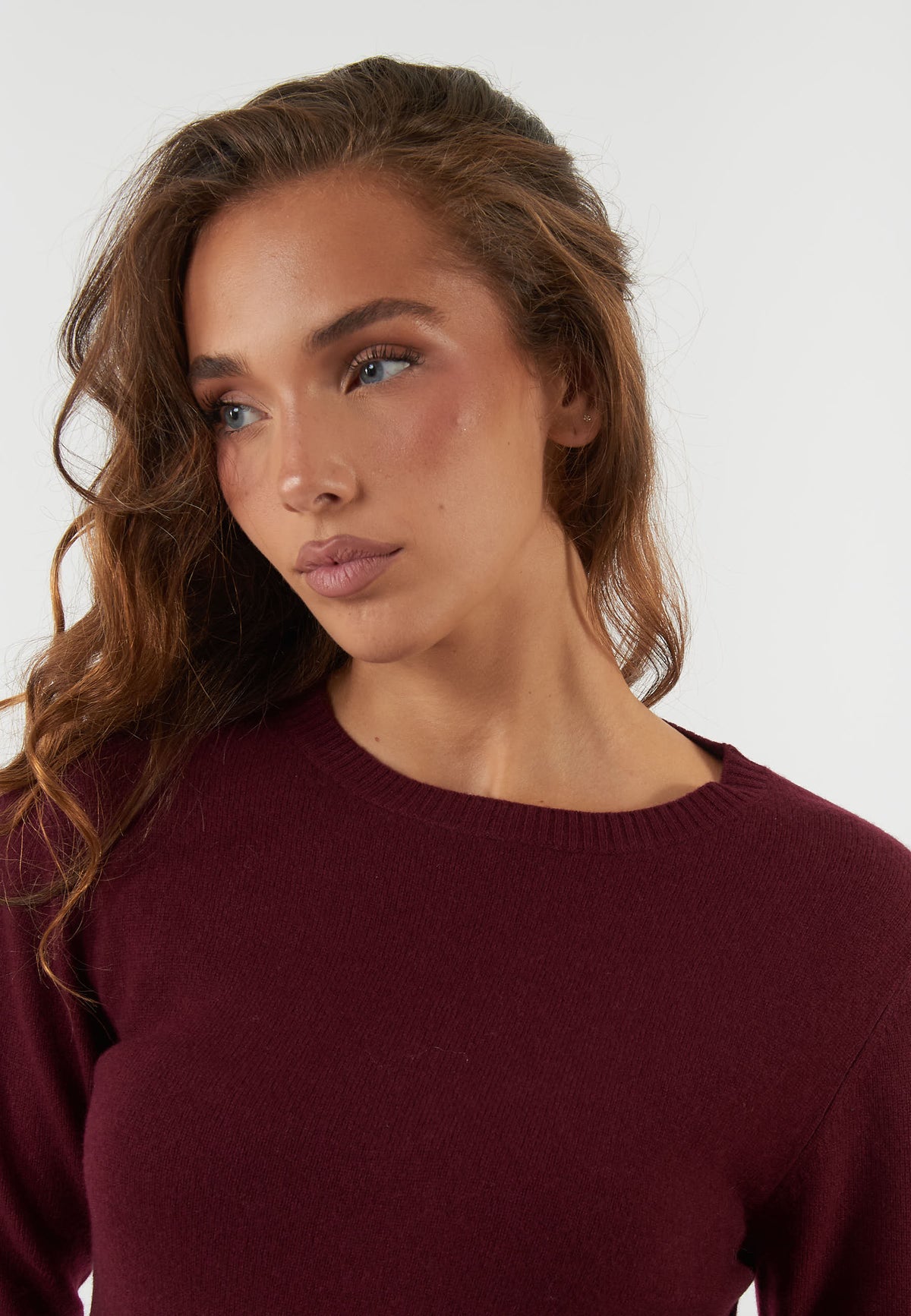 MAGLIA RAFIA BORDEAUX
