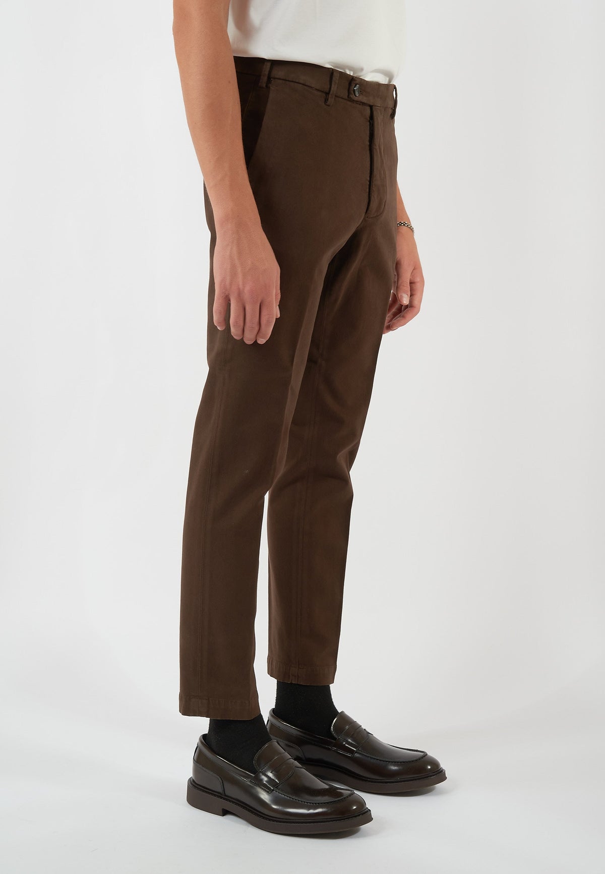 PANTALONE BRAD ONE MORE SIZE CACAO