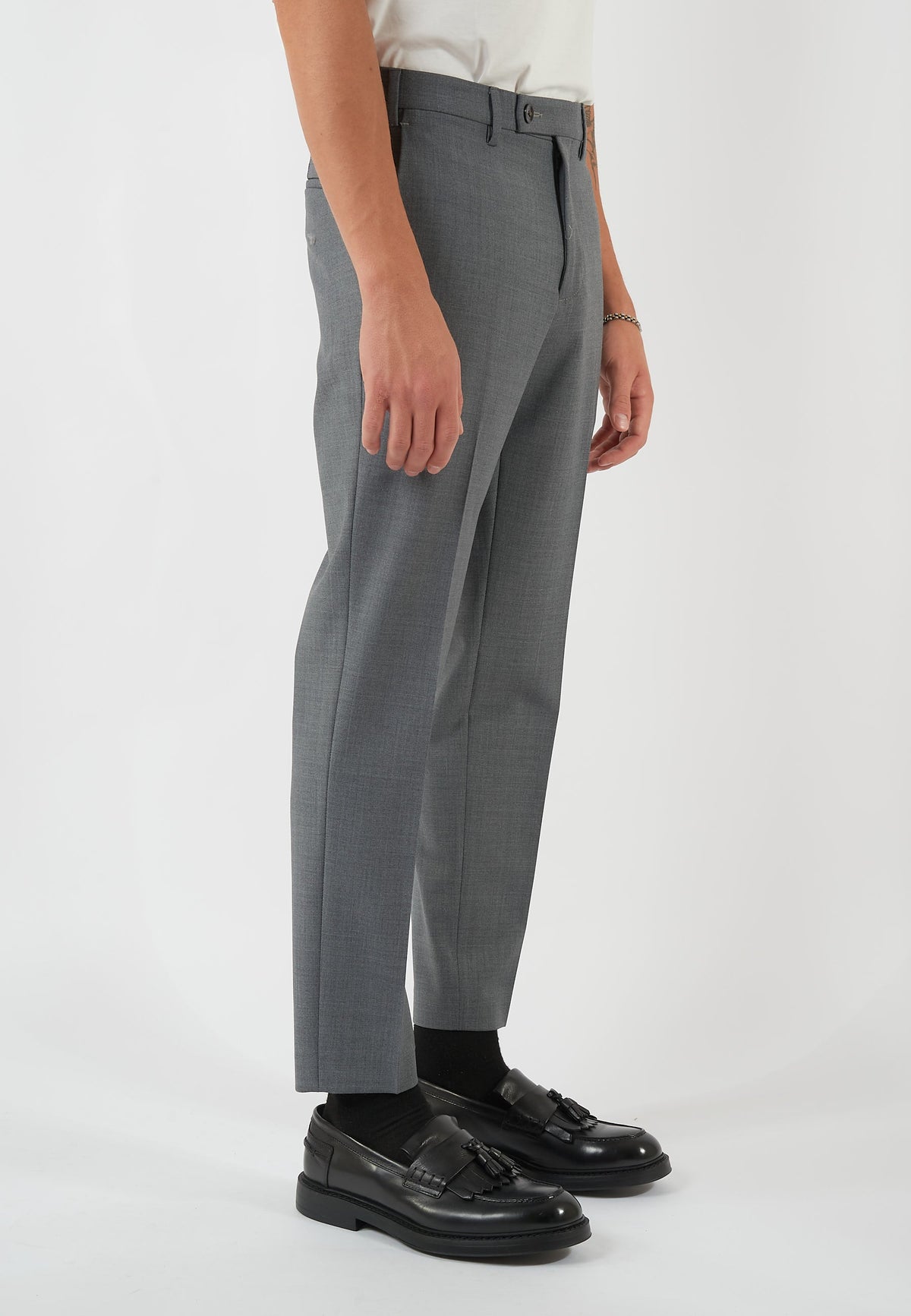 PANTALONE BRAD ONE MORE SIZE GRIGIO