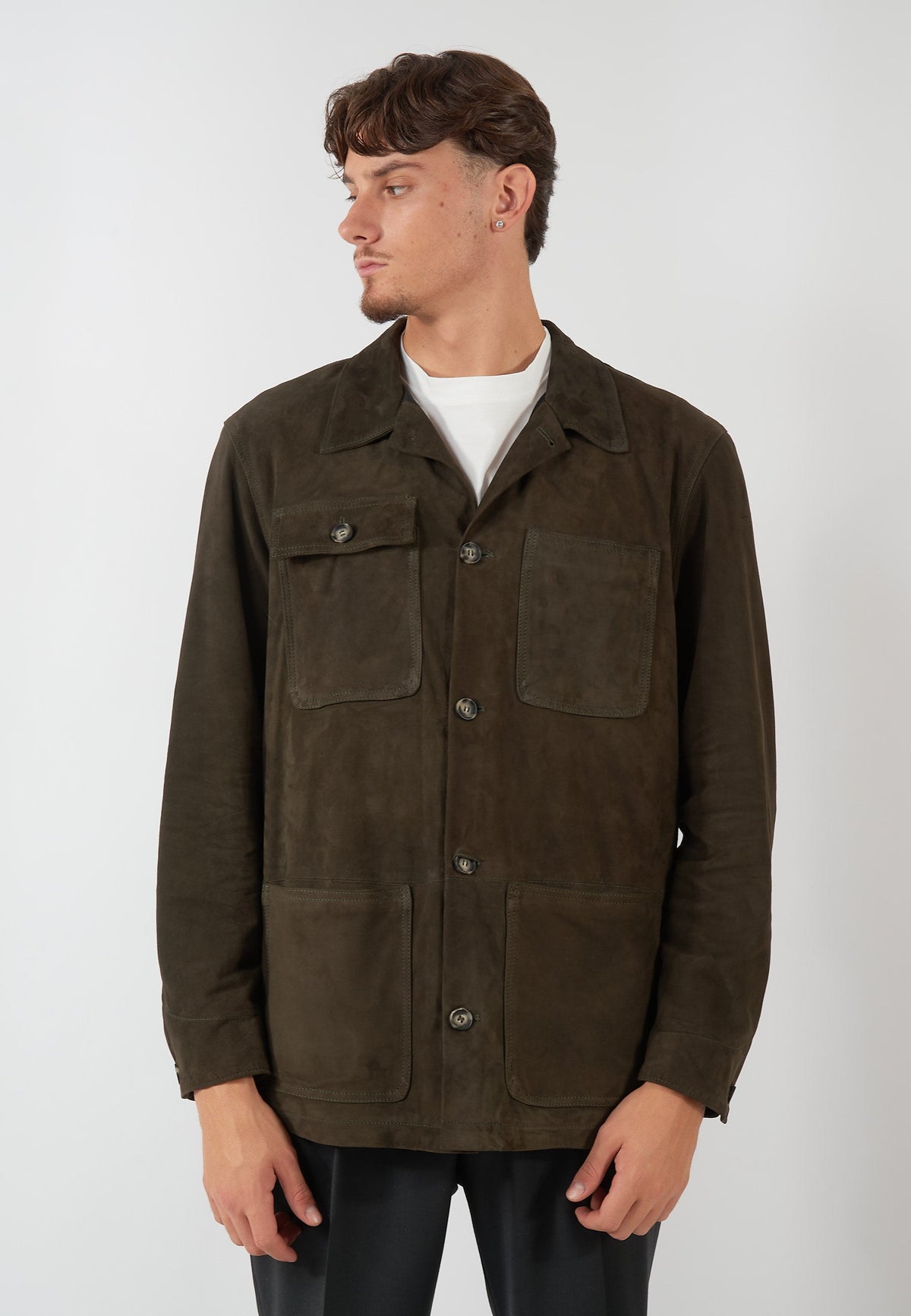 GIACCA CAMICIA VERDE