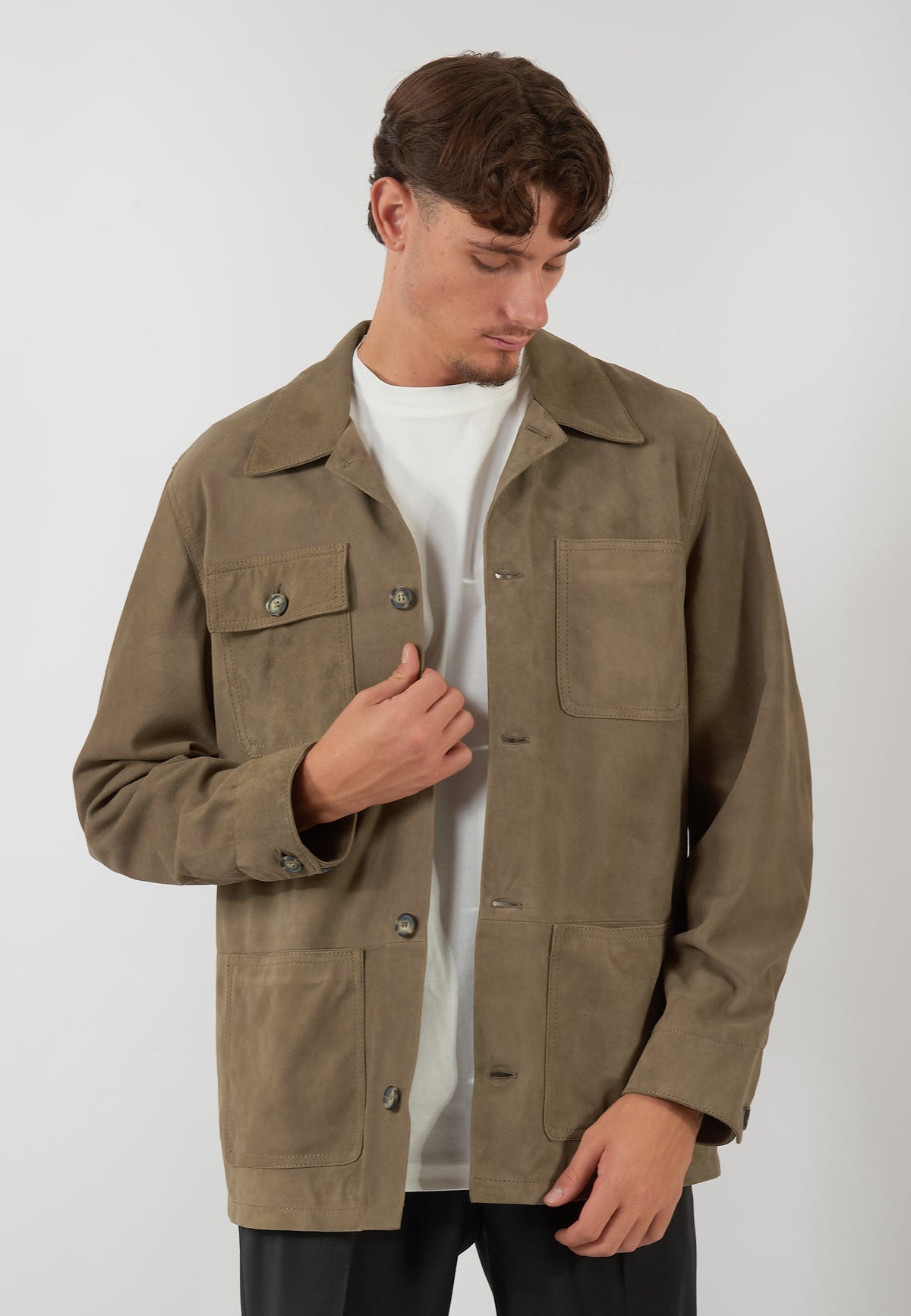 GIACCA CAMICIA BEIGE