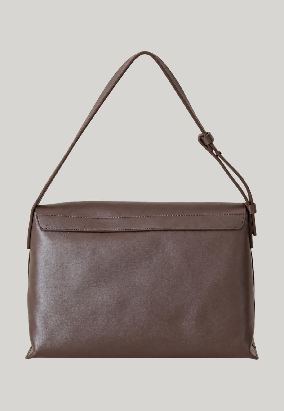 BORSA A SPALLA LAMINE MARRONE