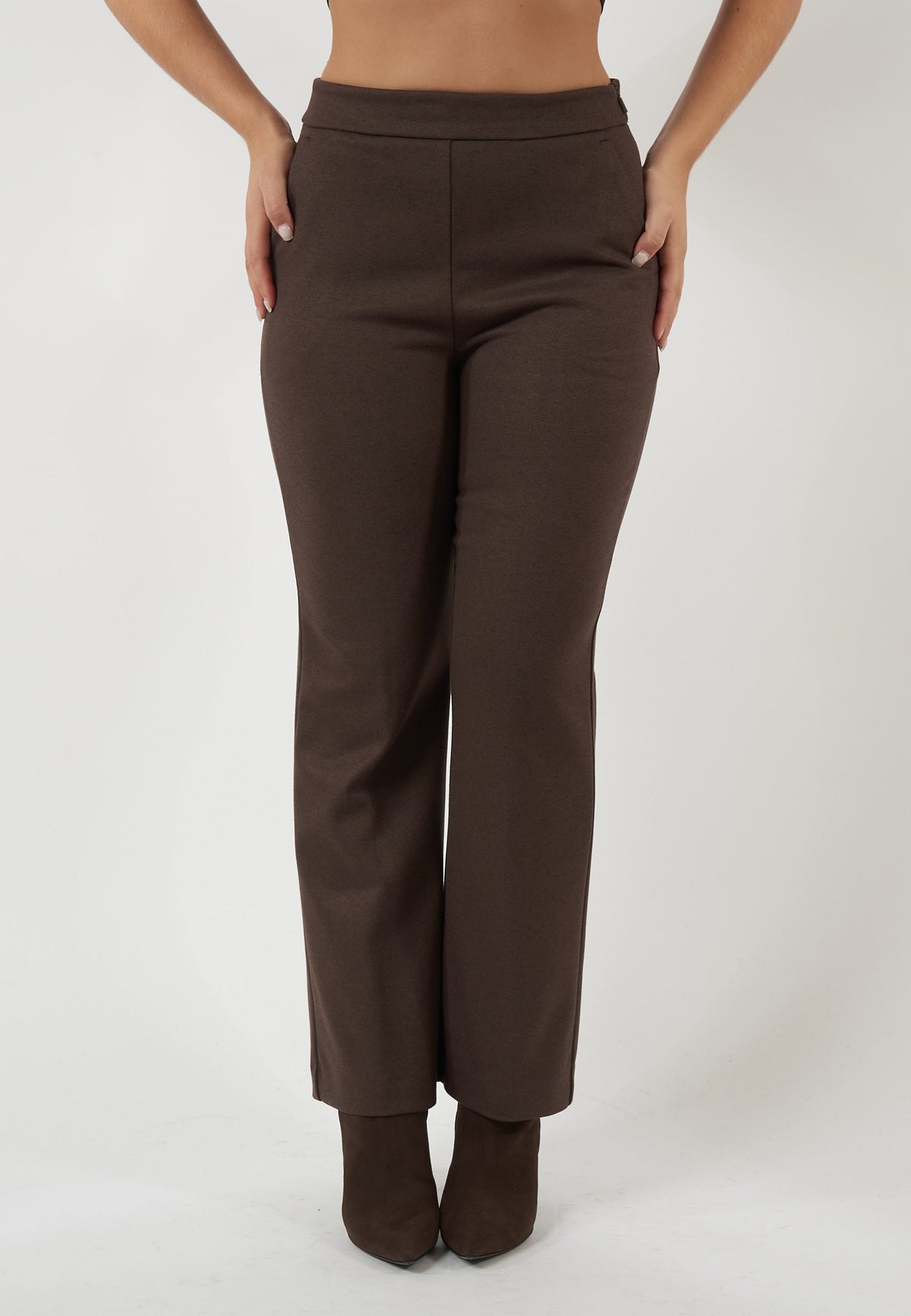 PANTALONE DONNOLA MARRONE