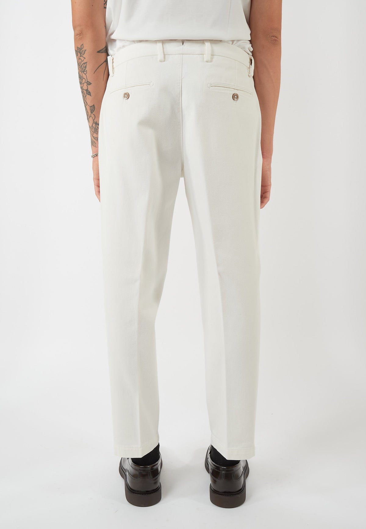 PANTALONE PORTOBELLO BIANCO