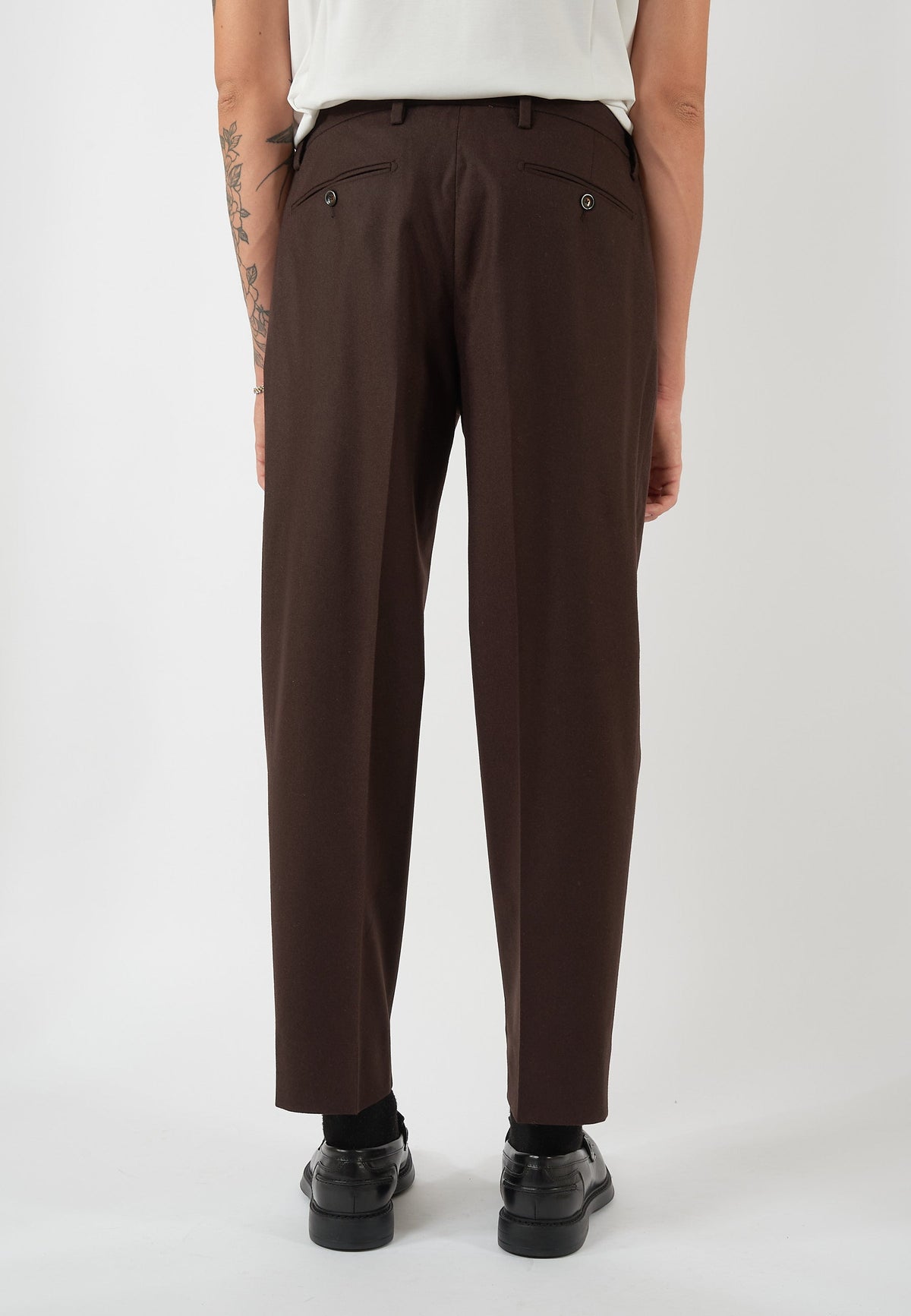 PANTALONE PORTOBELLO MARRONE