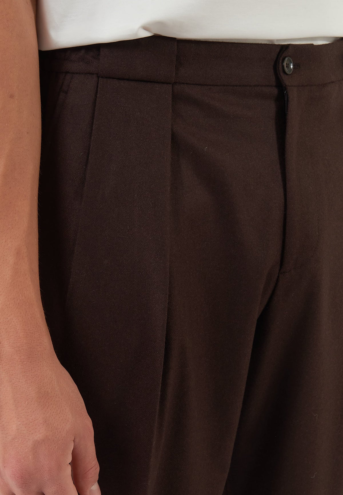 PANTALONE PORTOBELLO MARRONE
