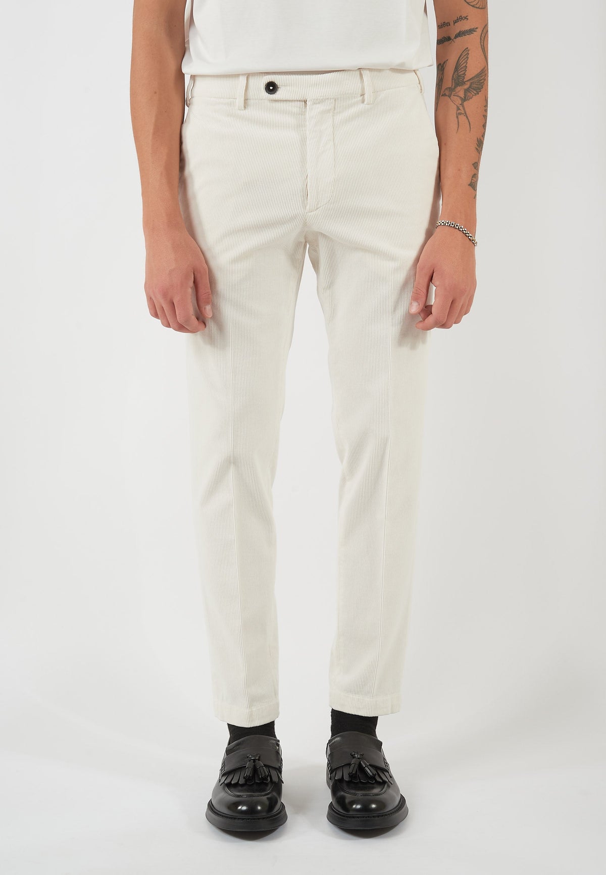 PANTALONE ROCCIATORE BRAD ONE MORE SIZE PANNA