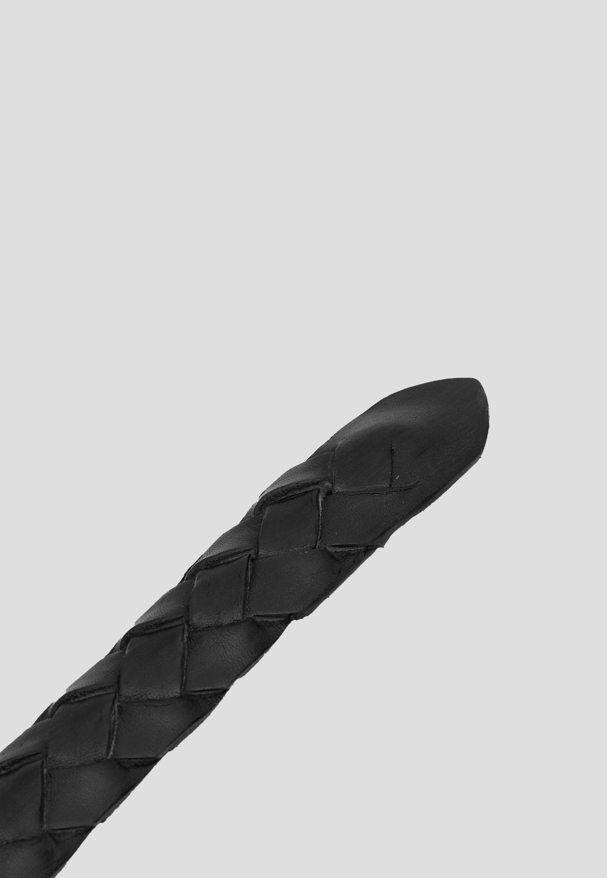 CINTURA INTRECCIATA NERA