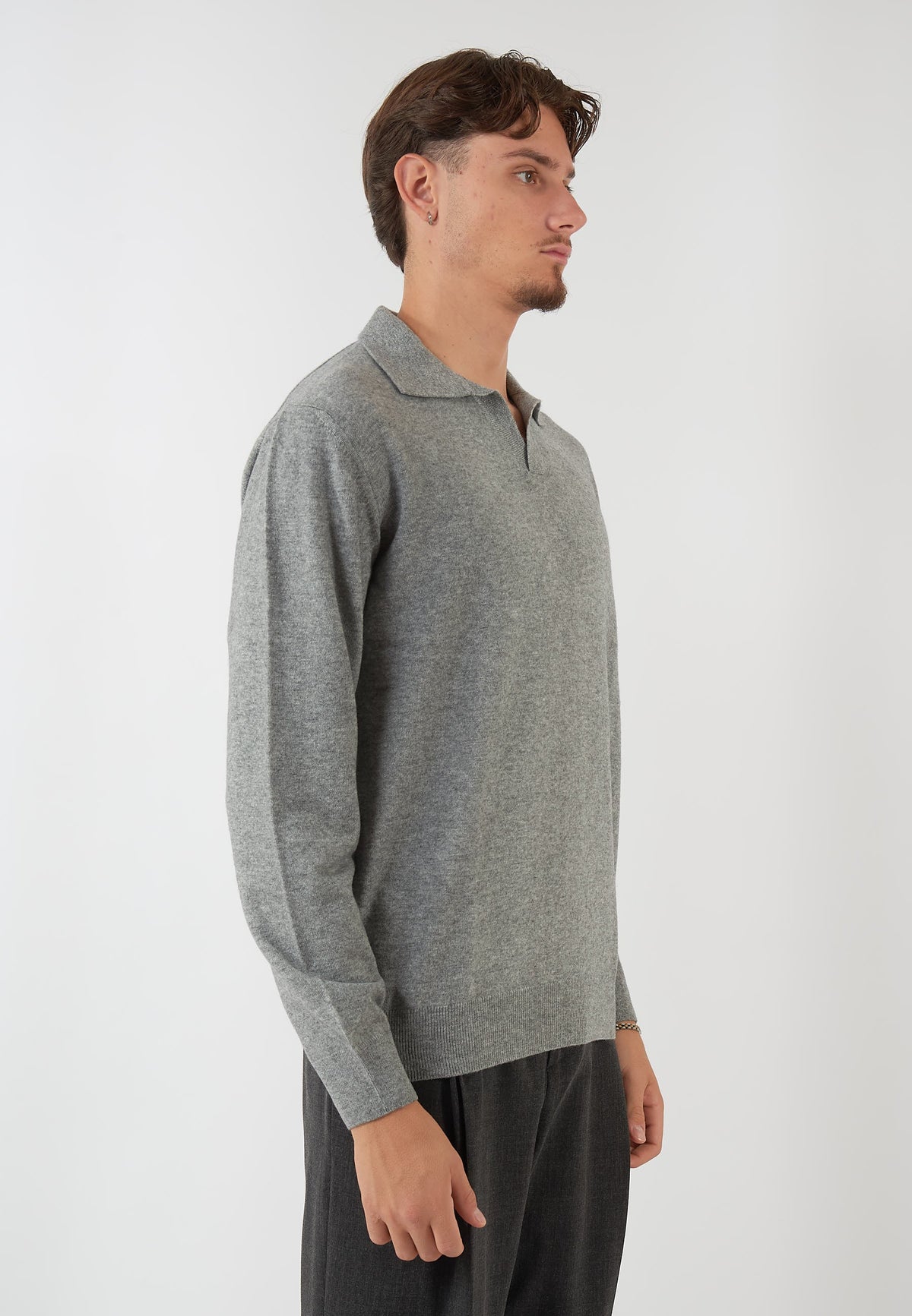 POLO SKIPPER GRIGIA