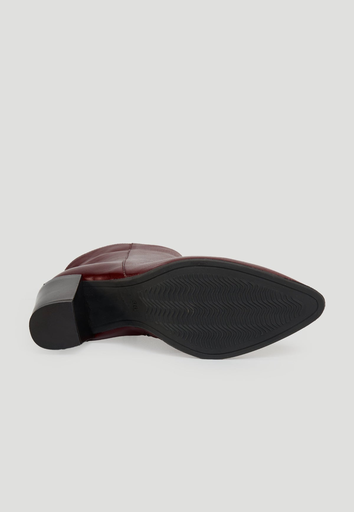 STIVALETTO TEXANO BORDEAUX