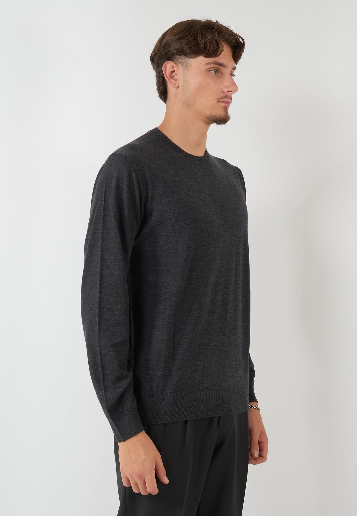 MAGLIA PARICOLLO GRIGIA