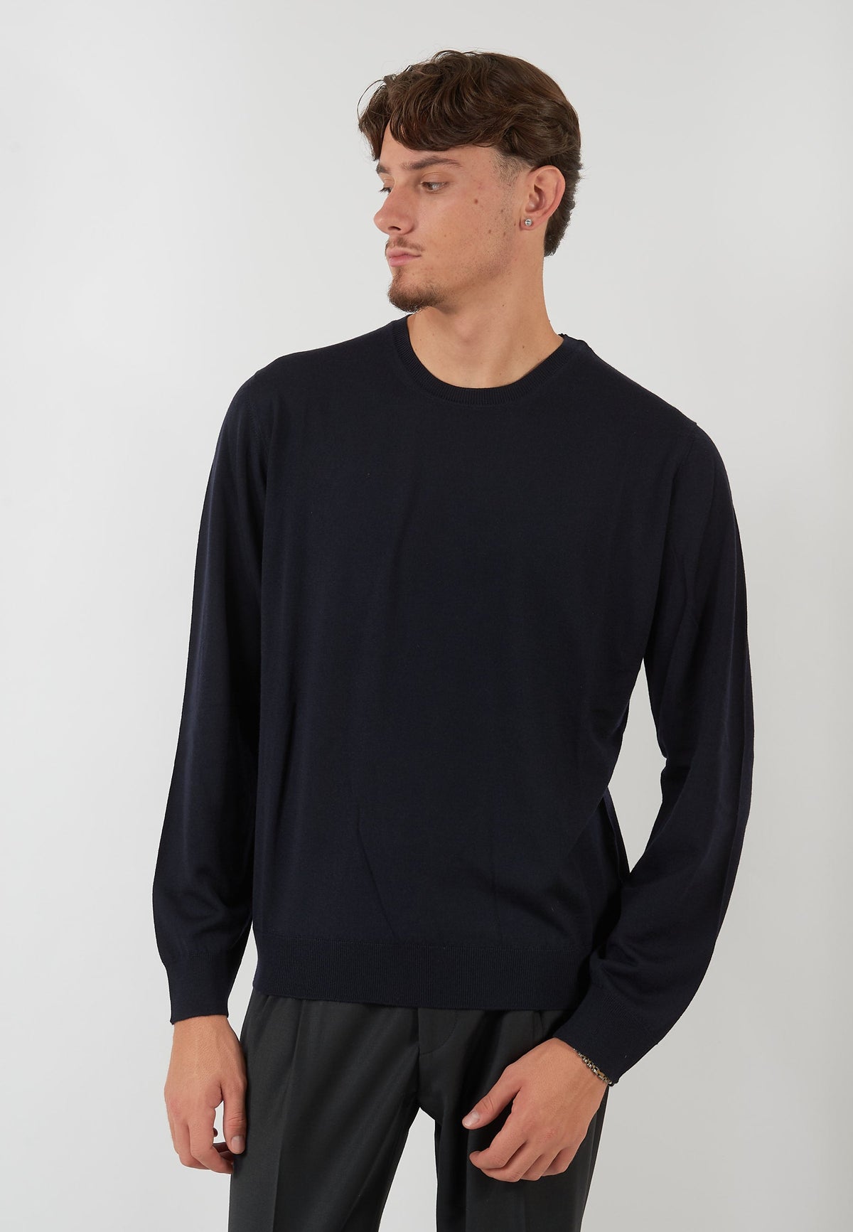 MAGLIA PARICOLLO BLU