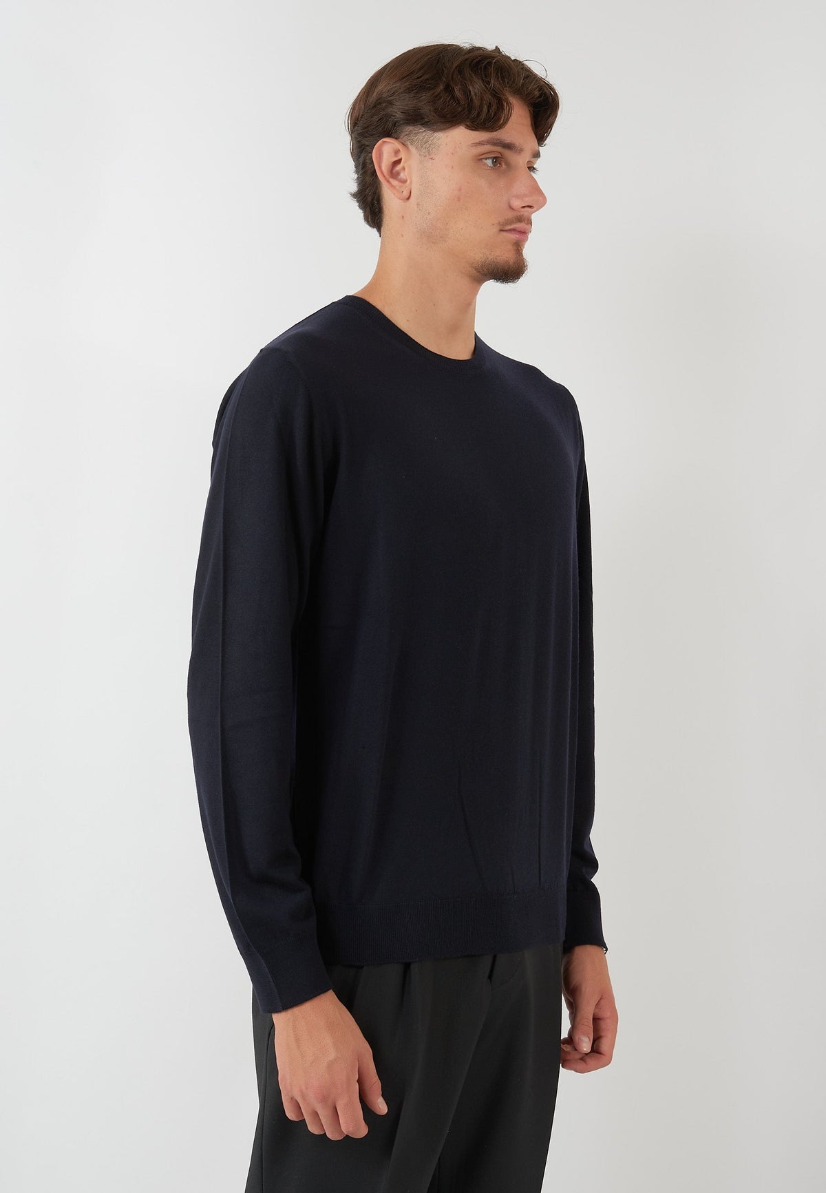 MAGLIA PARICOLLO BLU