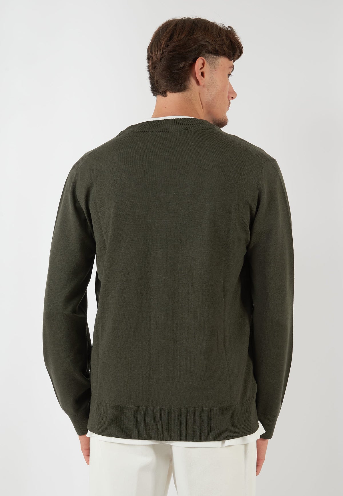 CARDIGAN MARRONE