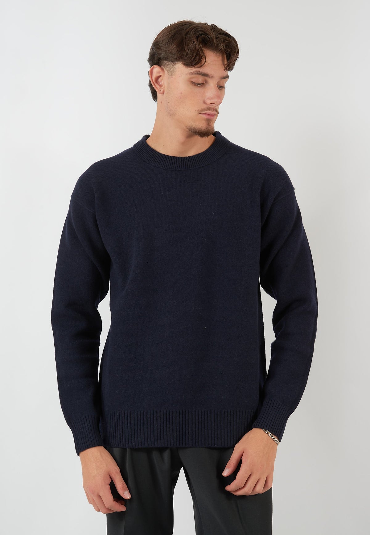 MAGLIA PARICOLLO BLU