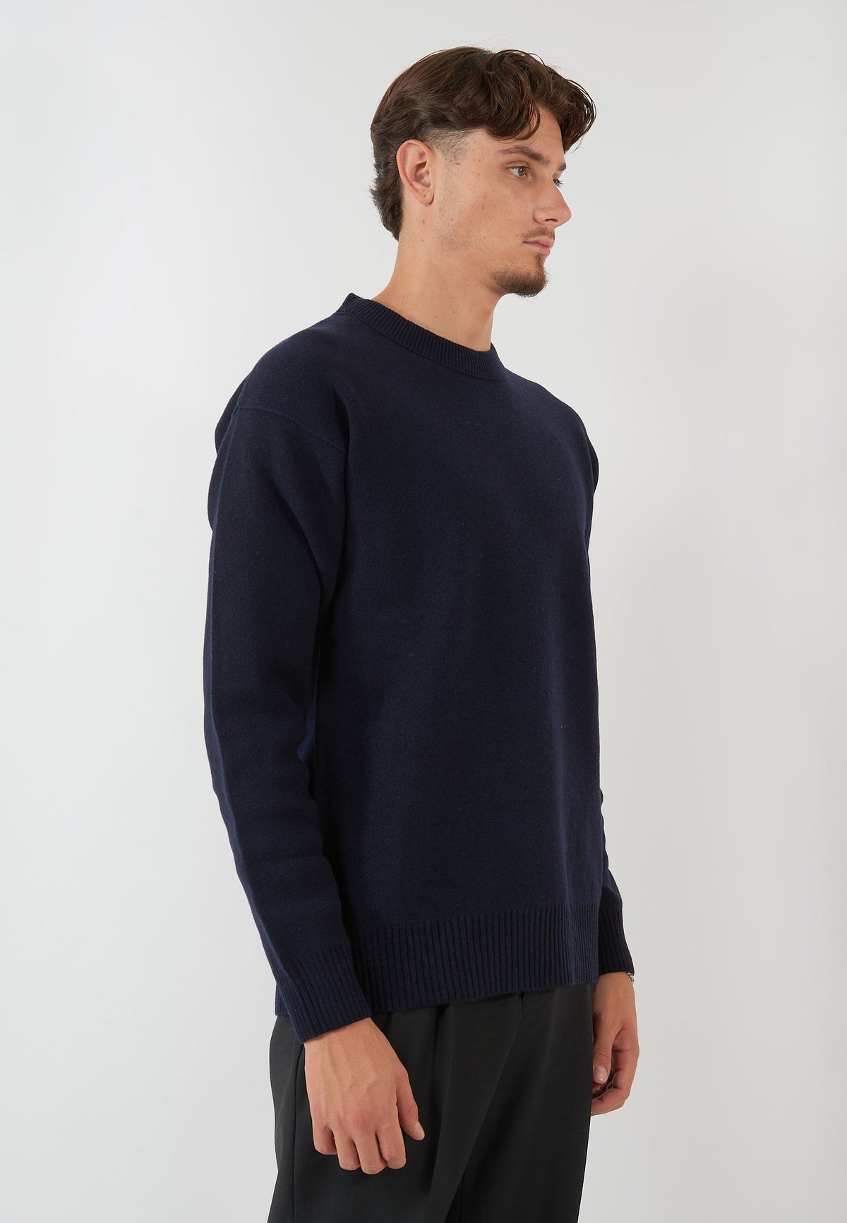 MAGLIA PARICOLLO BLU
