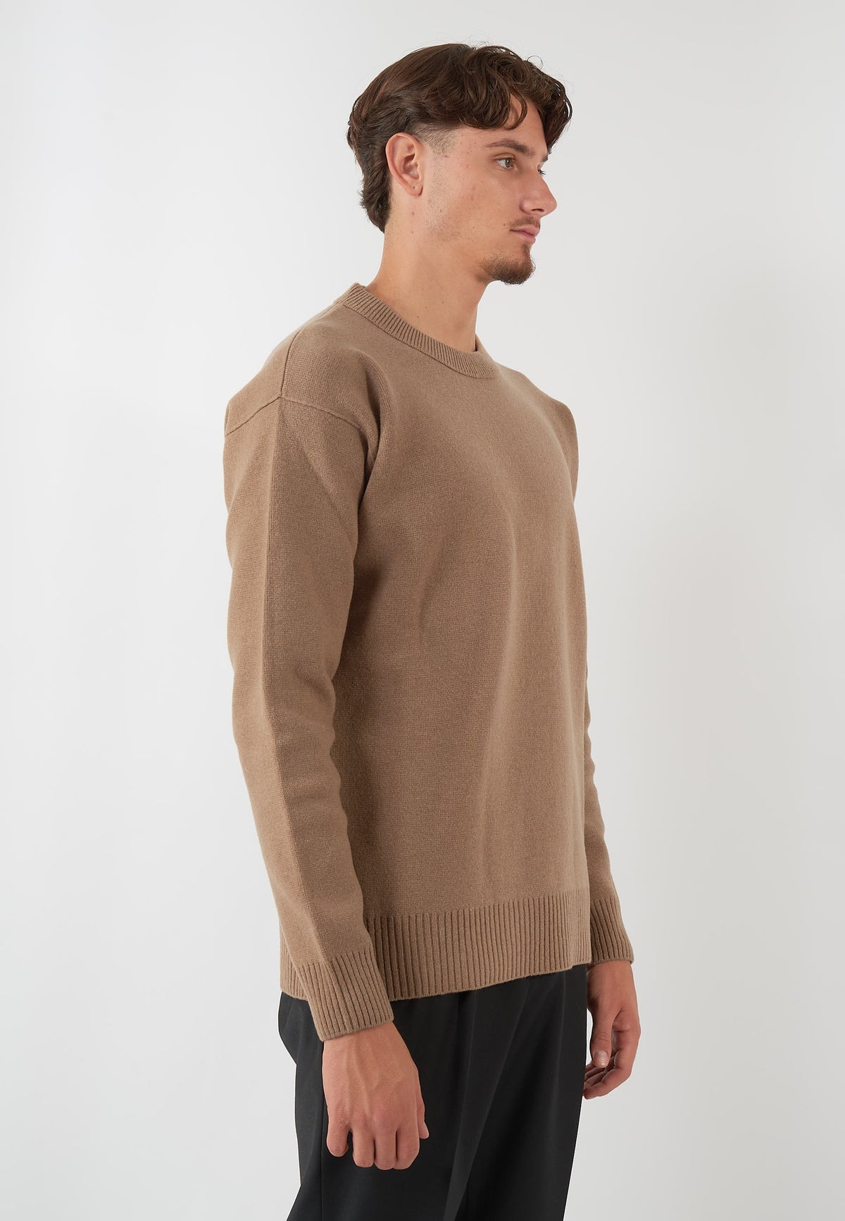 MAGLIA PARICOLLO CAMMELLO