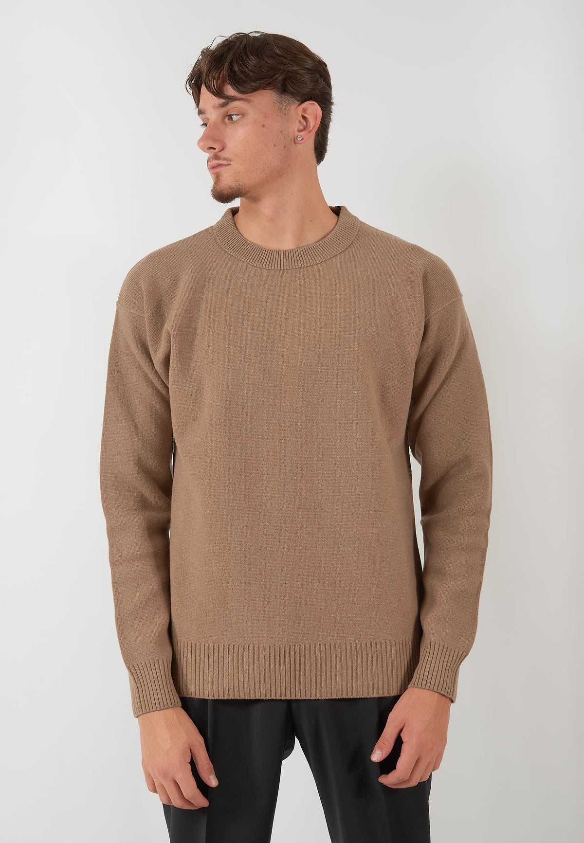 MAGLIA PARICOLLO CAMMELLO