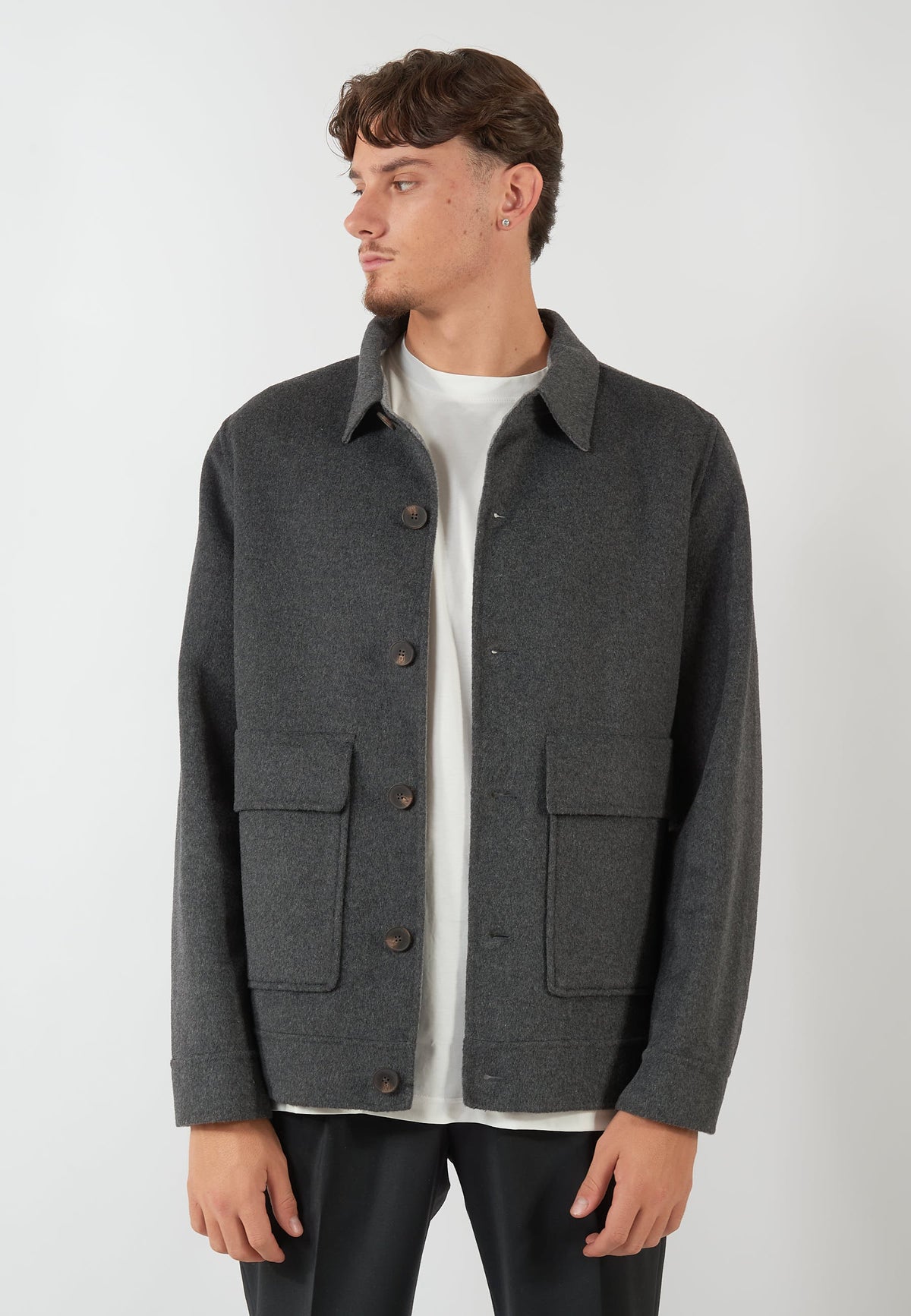 GIACCA CAMICIA GRIGIA