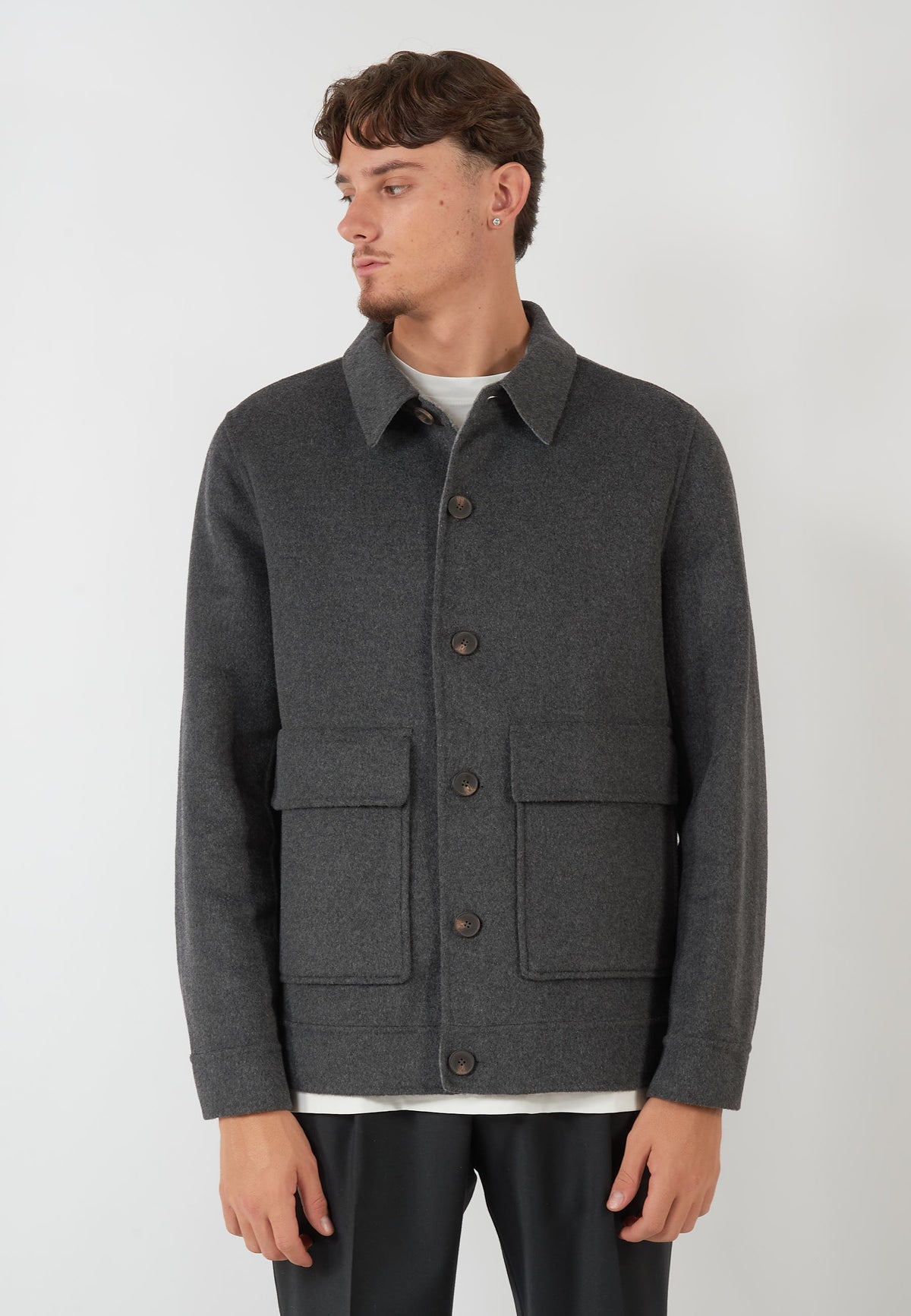 GIACCA CAMICIA GRIGIA