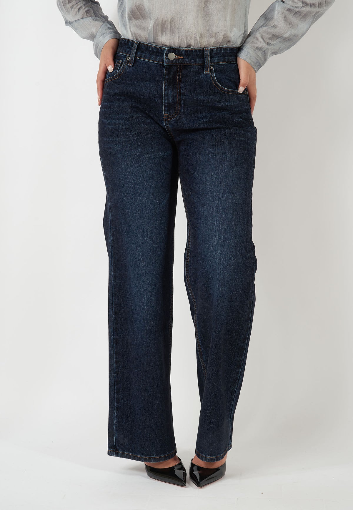JEANS ABETE BLU