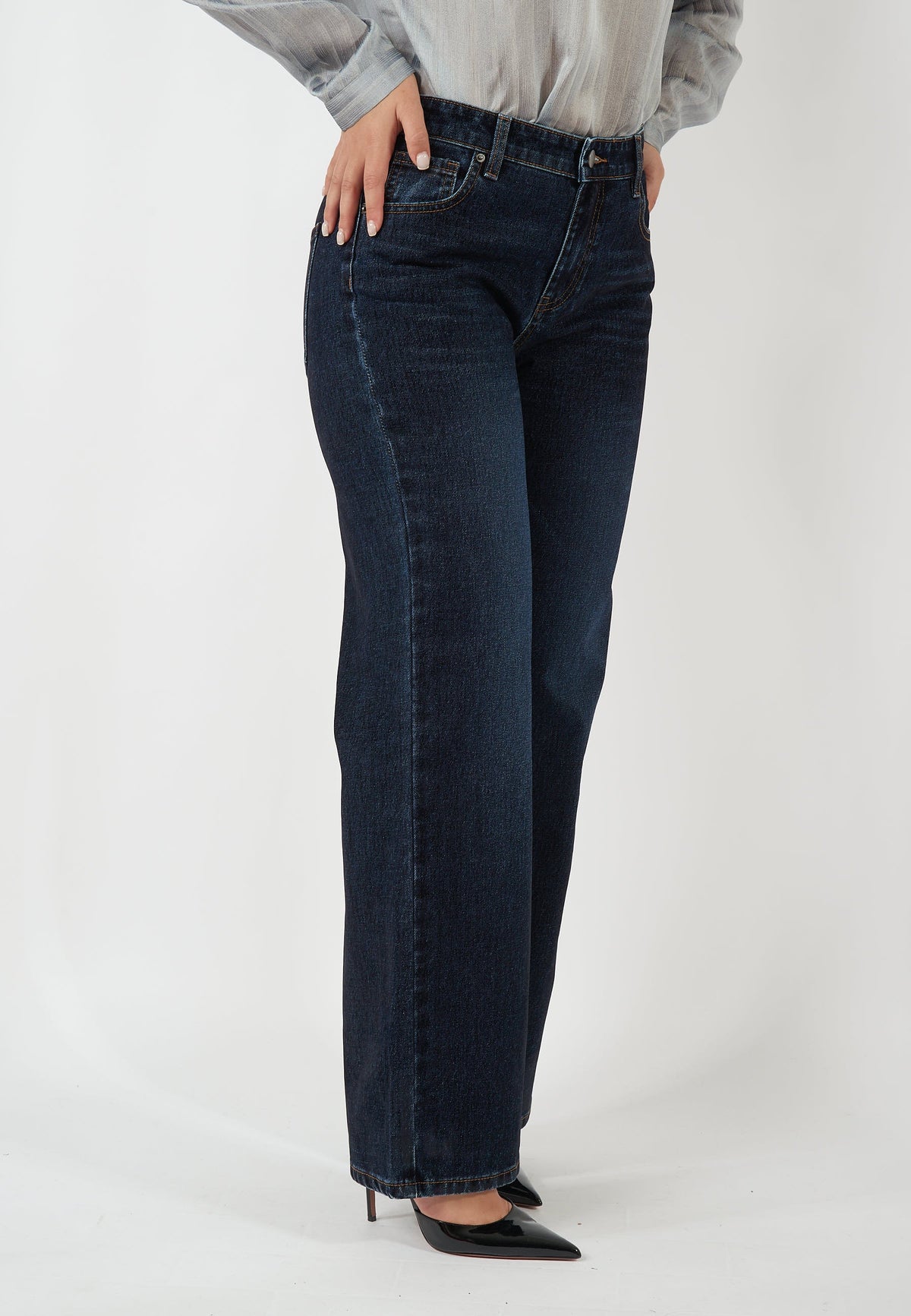 JEANS ABETE BLU