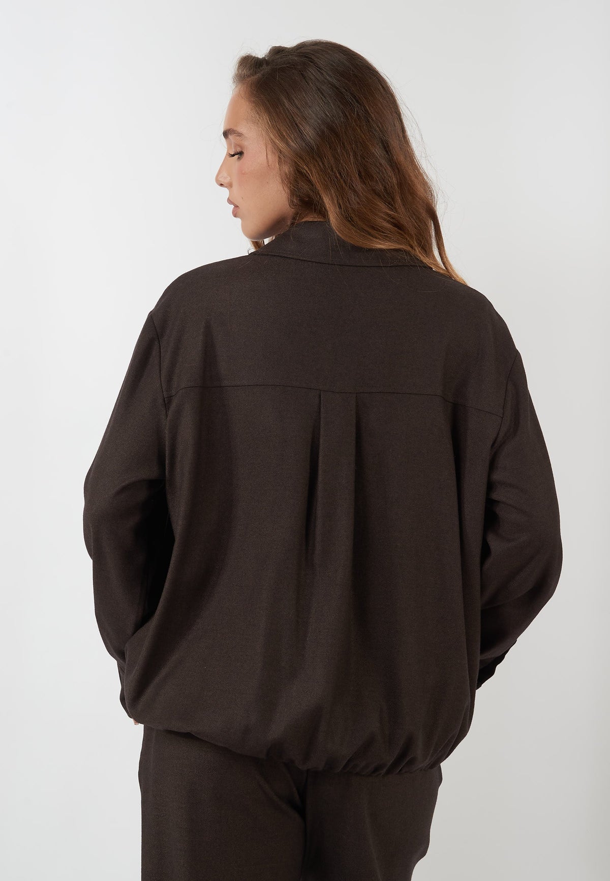 OVERSHIRT ANIS MARRONE