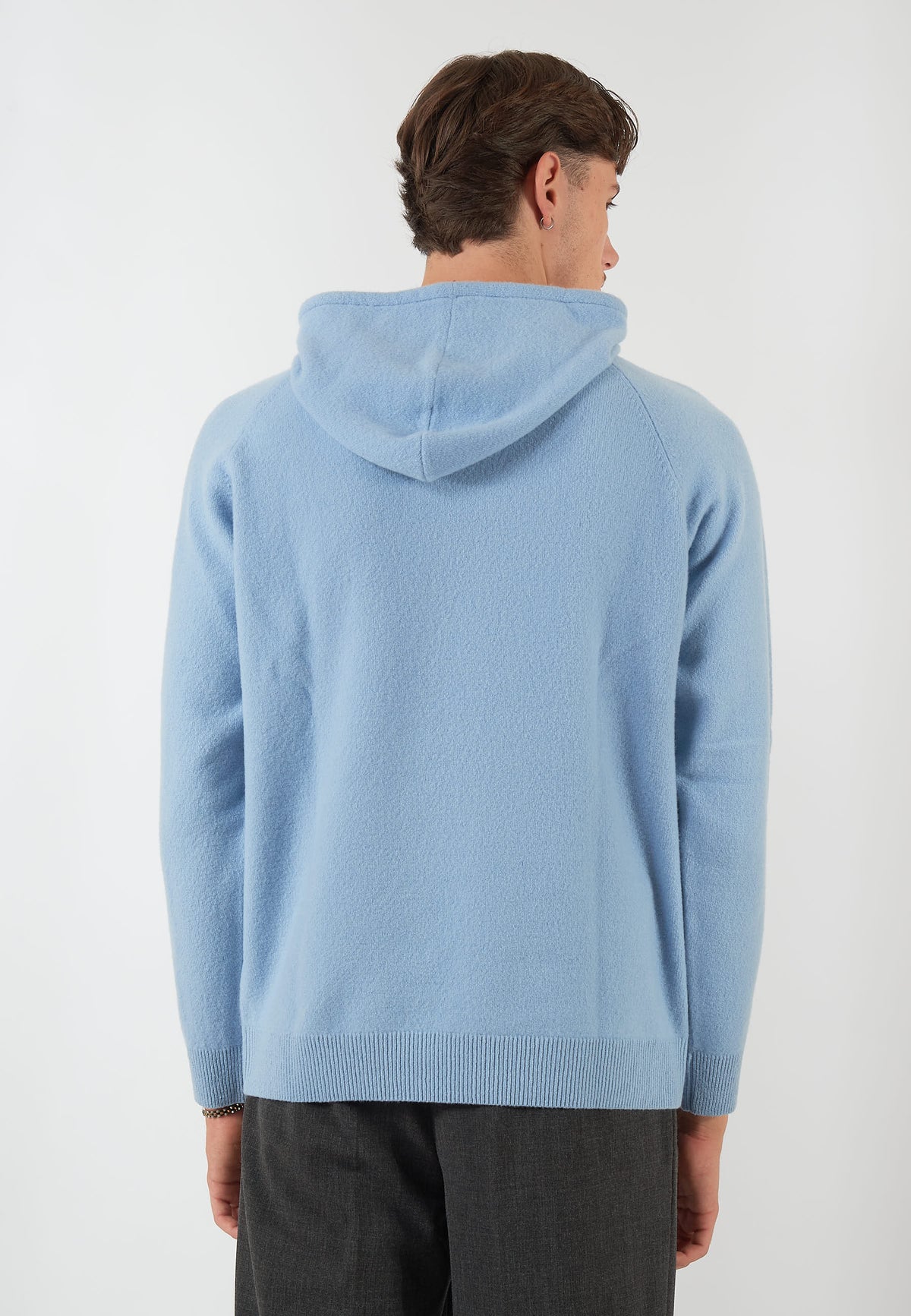 FELPA IN MAGLIA AZZURRA