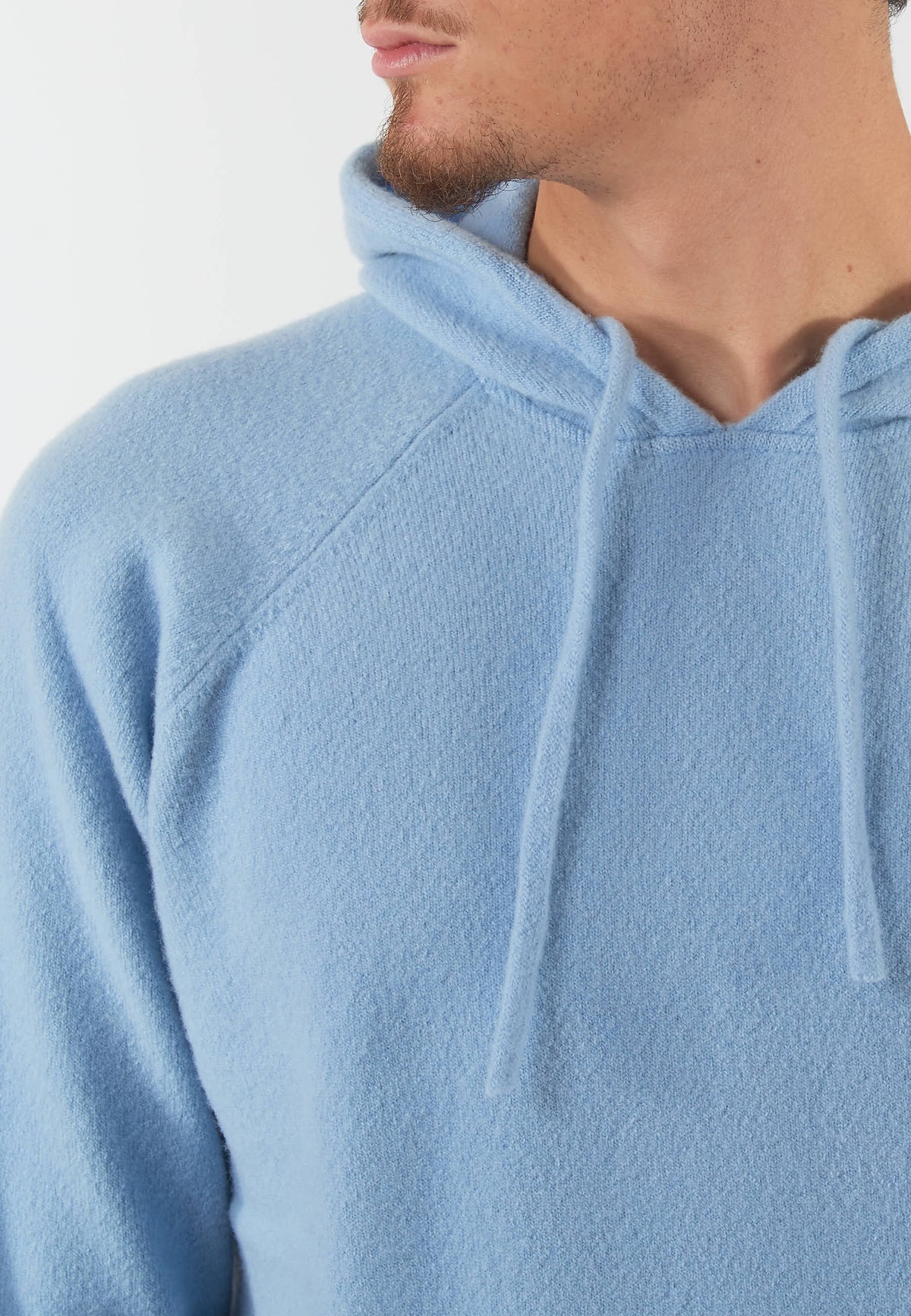 FELPA IN MAGLIA AZZURRA