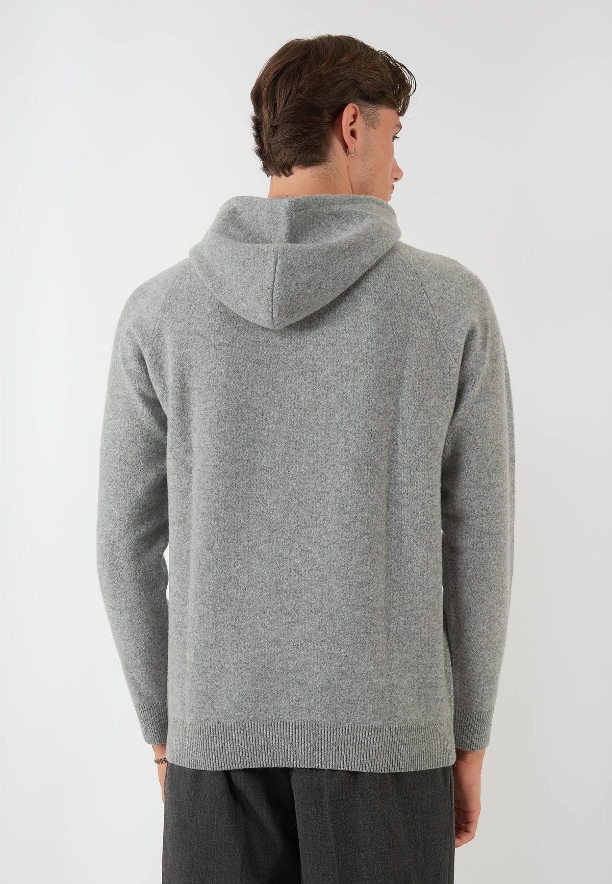 FELPA IN MAGLIA GRIGIA