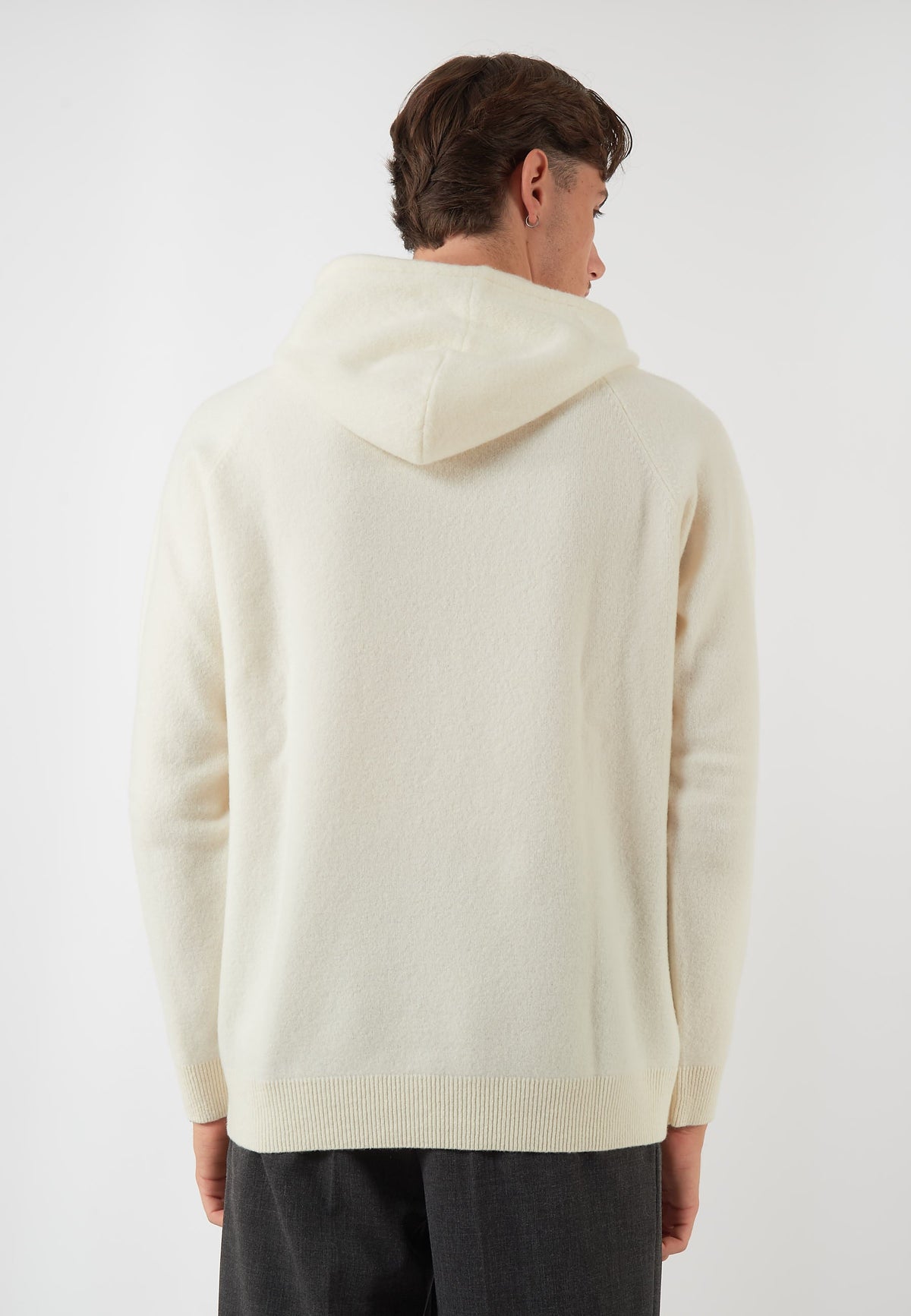 FELPA IN MAGLIA PANNA