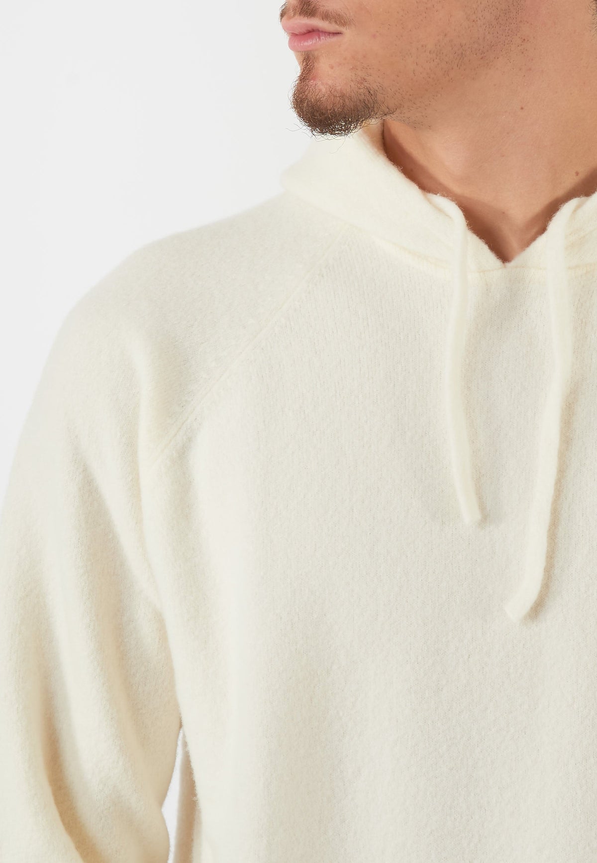 FELPA IN MAGLIA PANNA