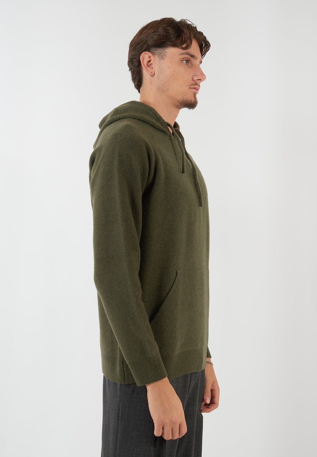 FELPA IN MAGLIA VERDE