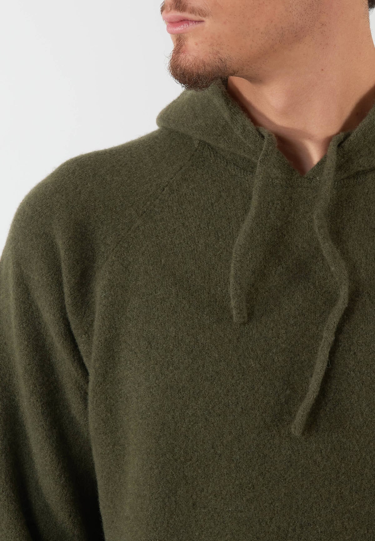 FELPA IN MAGLIA VERDE