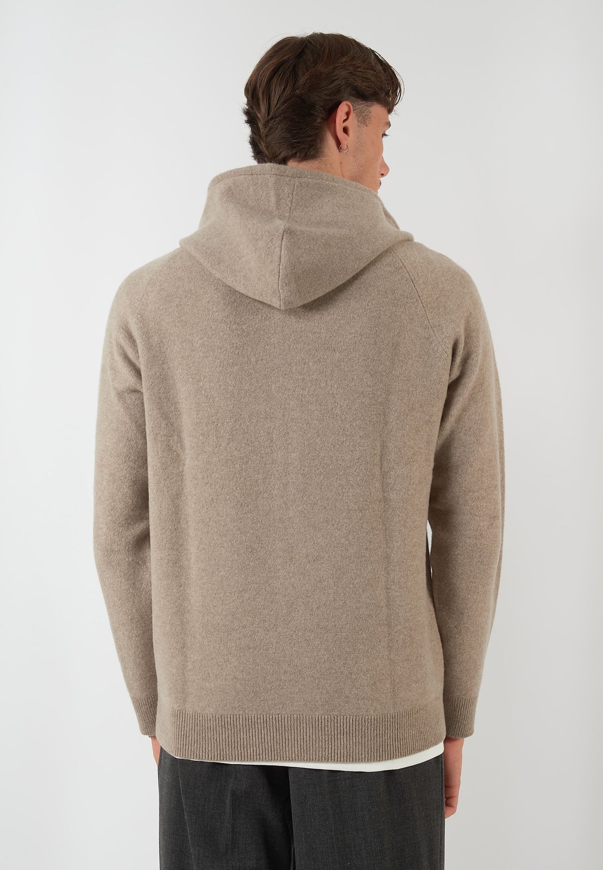 FELPA IN MAGLIA BEIGE