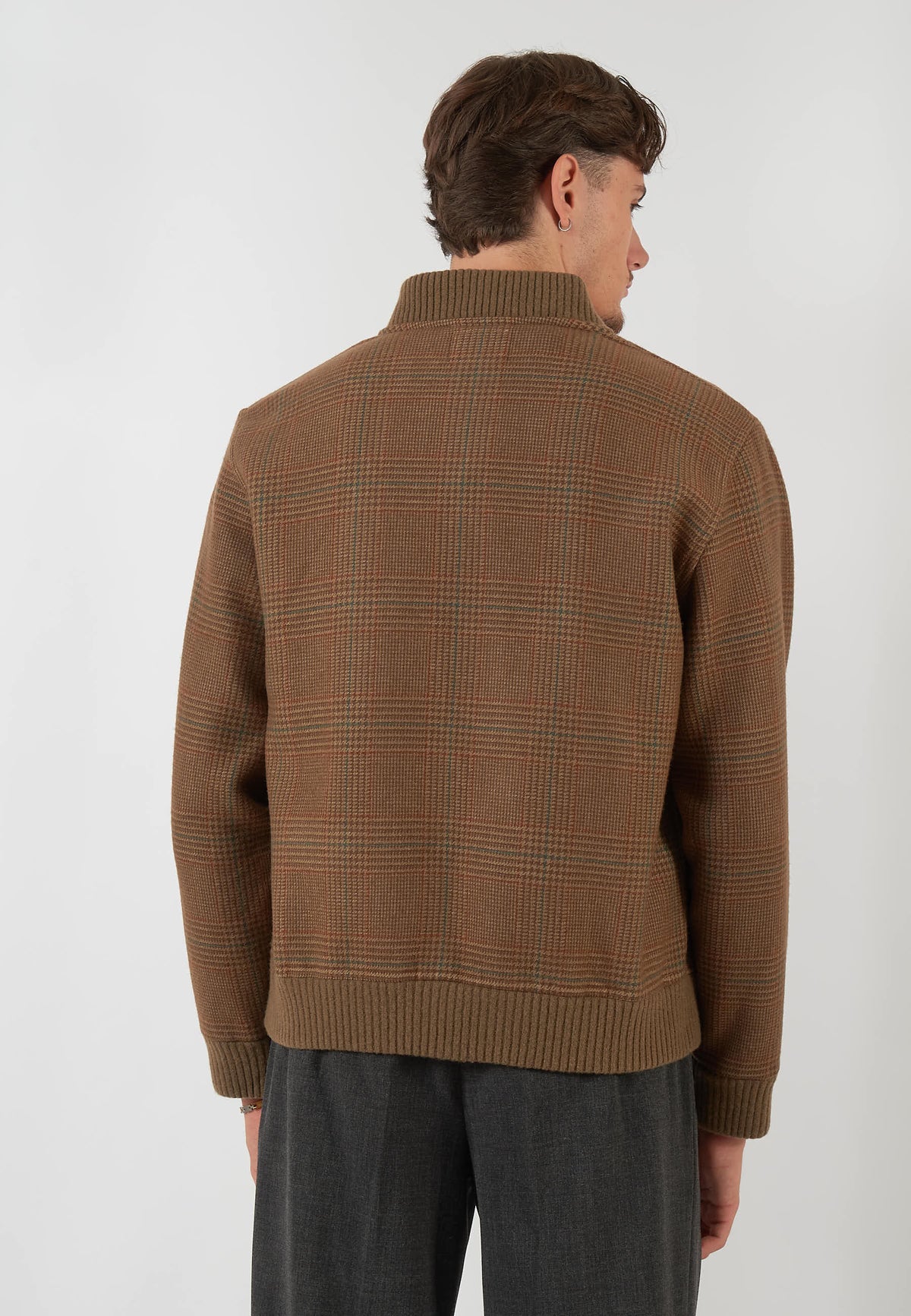 BOMBER CHECK MARRONE
