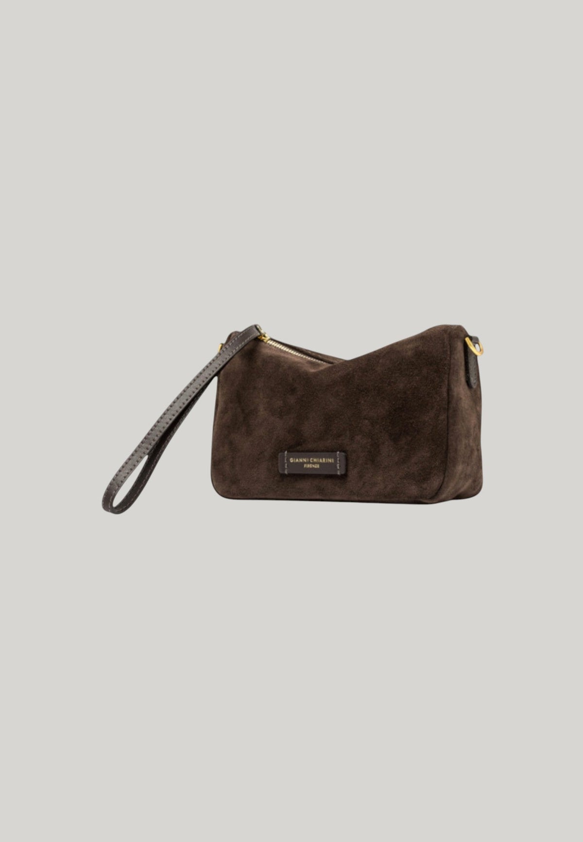 POCHETTE NORA POUCH MARRONE