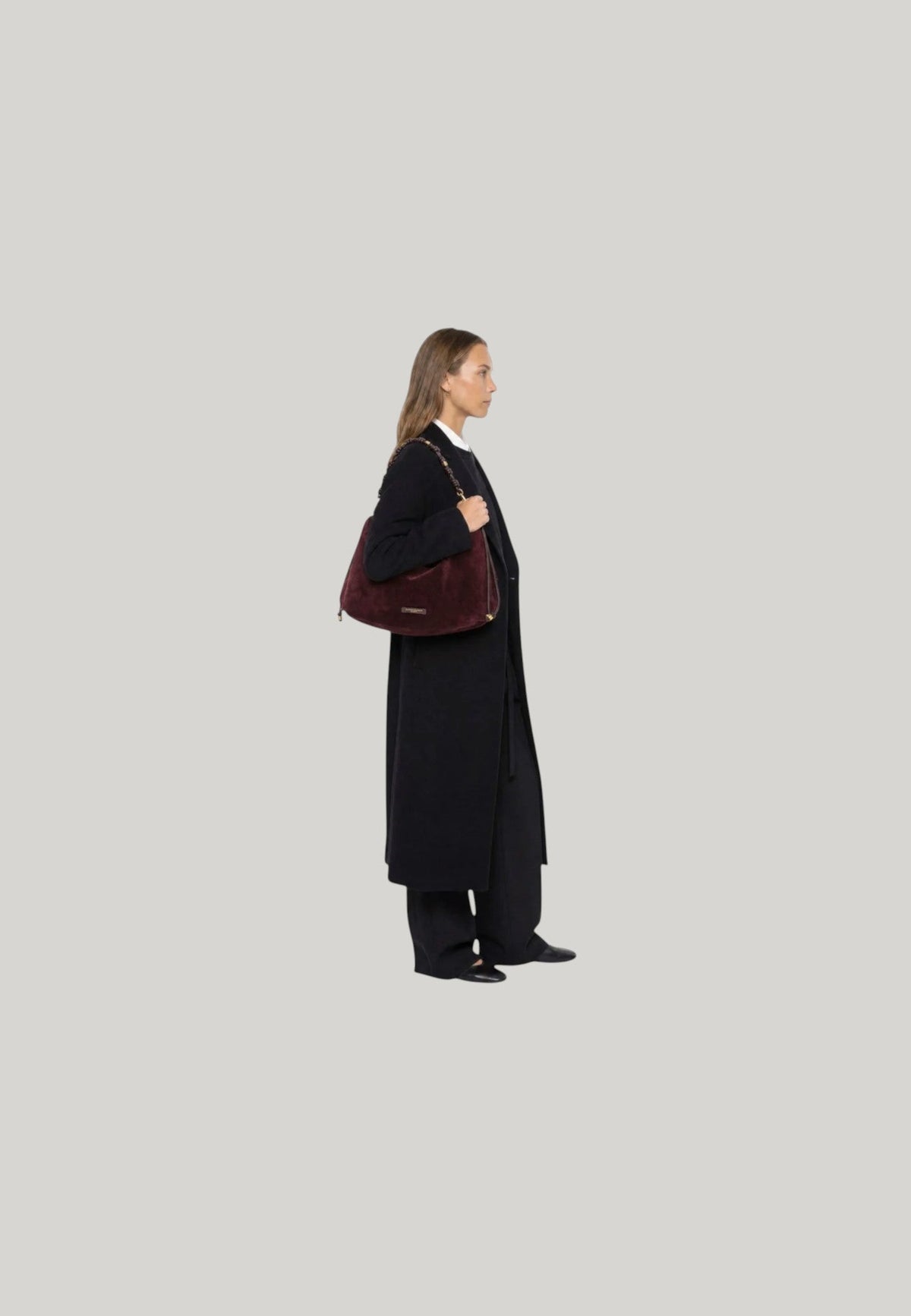 BORSA A MANO MORGANA BORDEAUX