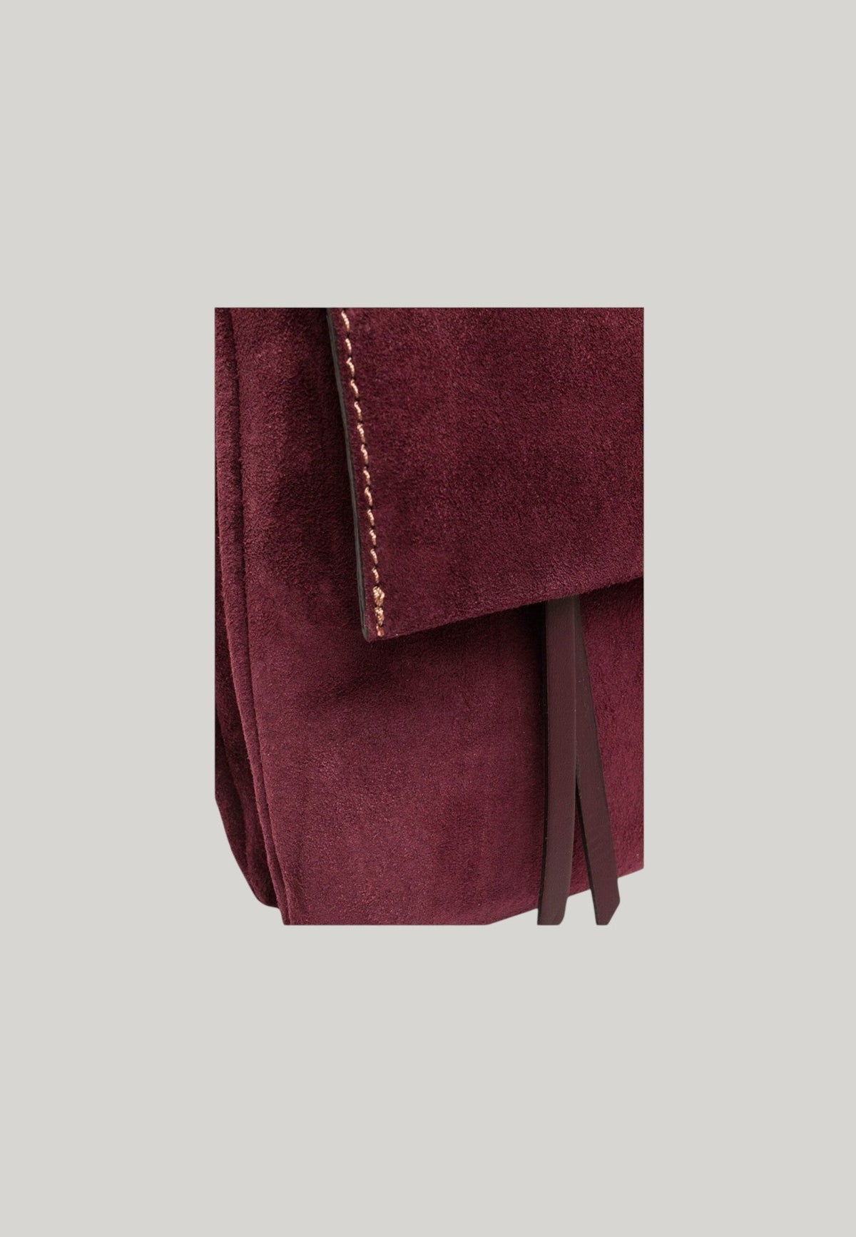 BORSA A TRACOLLA THREE MID BORDEAUX