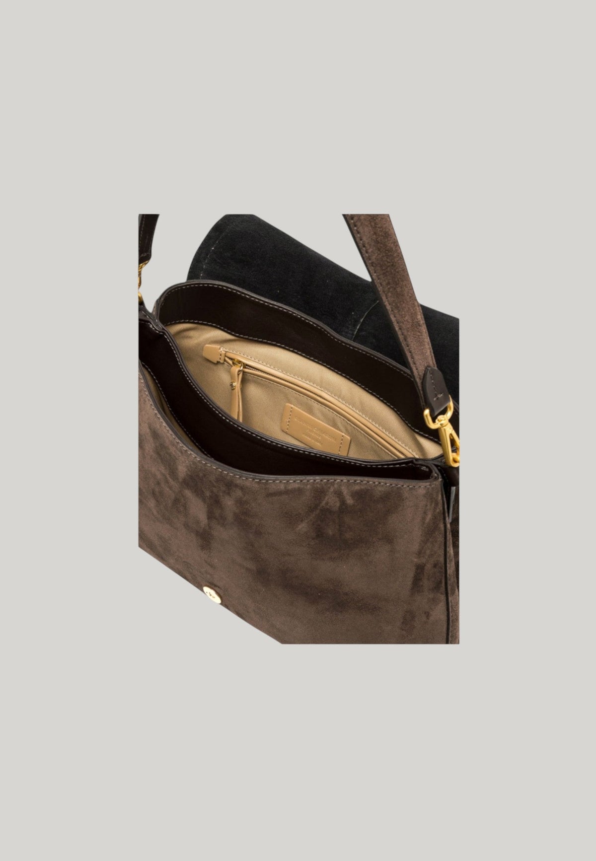 BORSA A MANO HELENA ROUND BIG MARRONE