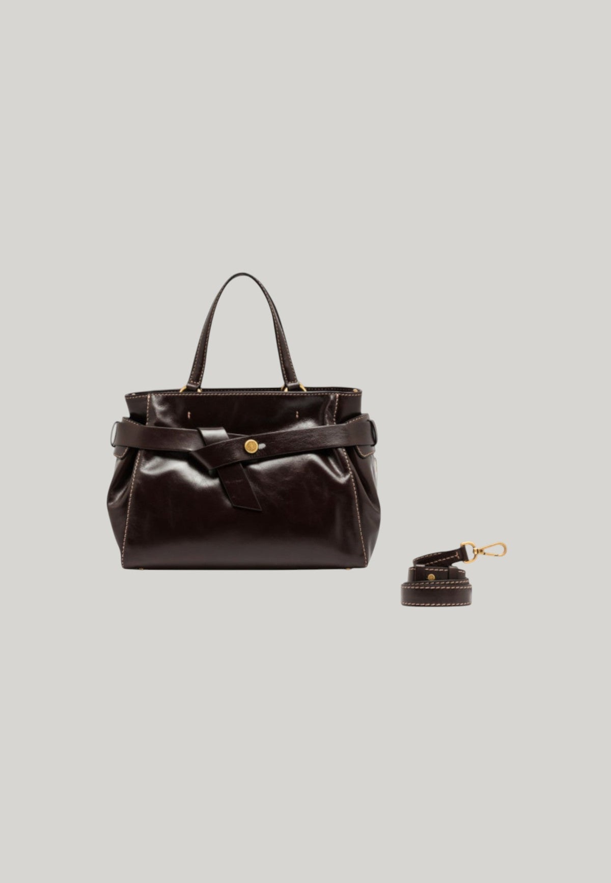 BORSA A MANO MIRANDA MARRONE