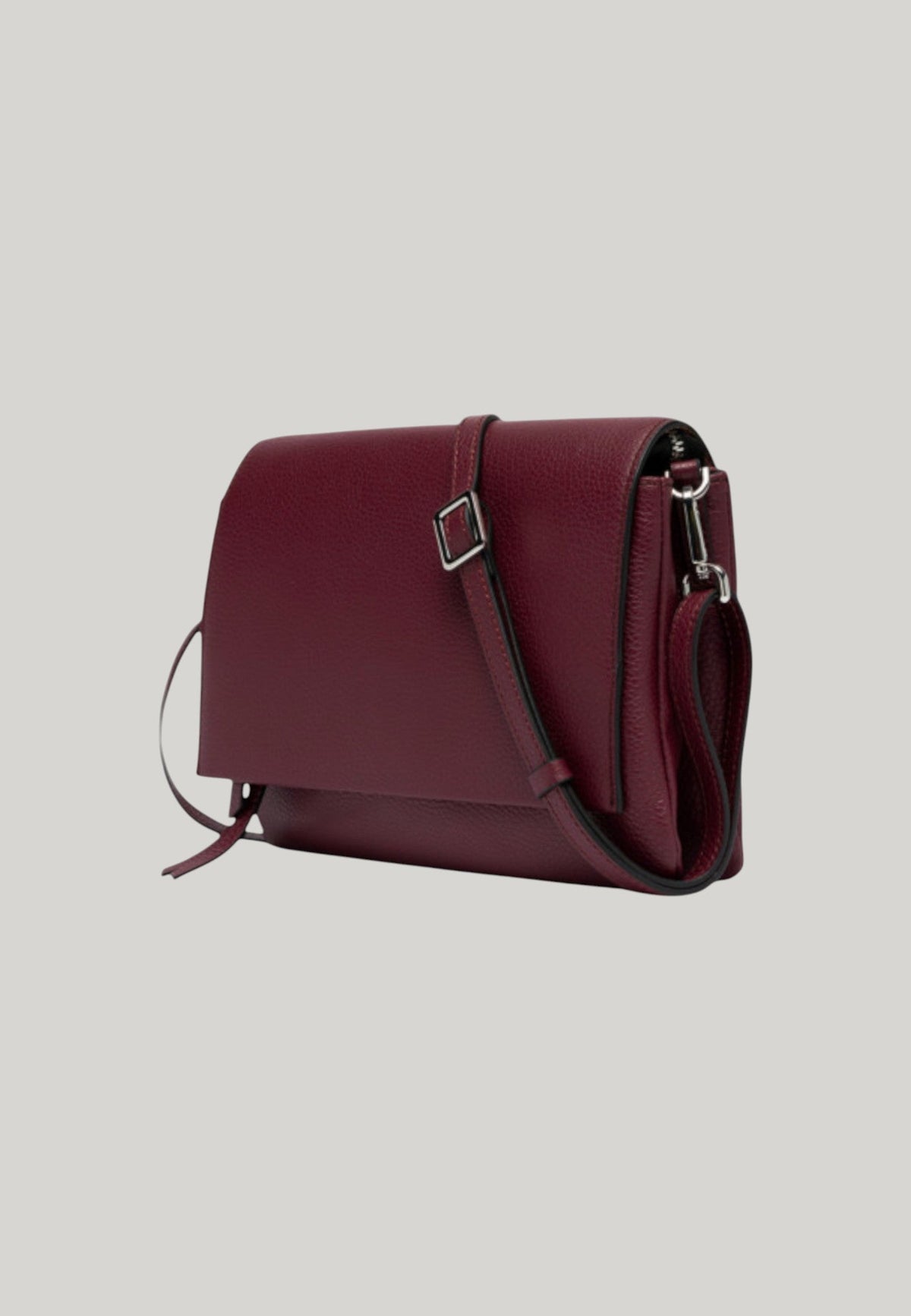 BORSA A TRACOLLA THREE BORDEAUX