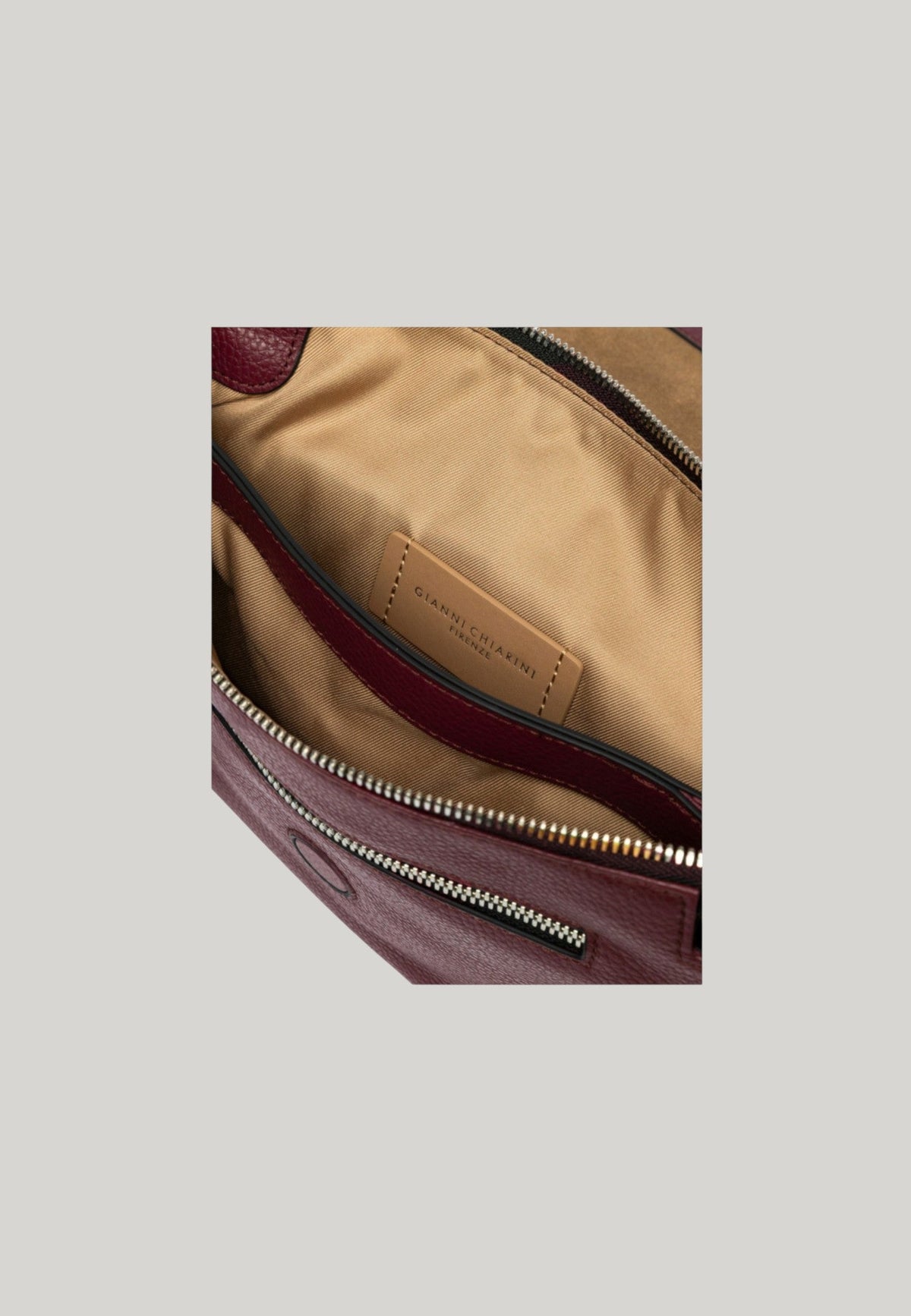 BORSA A TRACOLLA THREE BORDEAUX