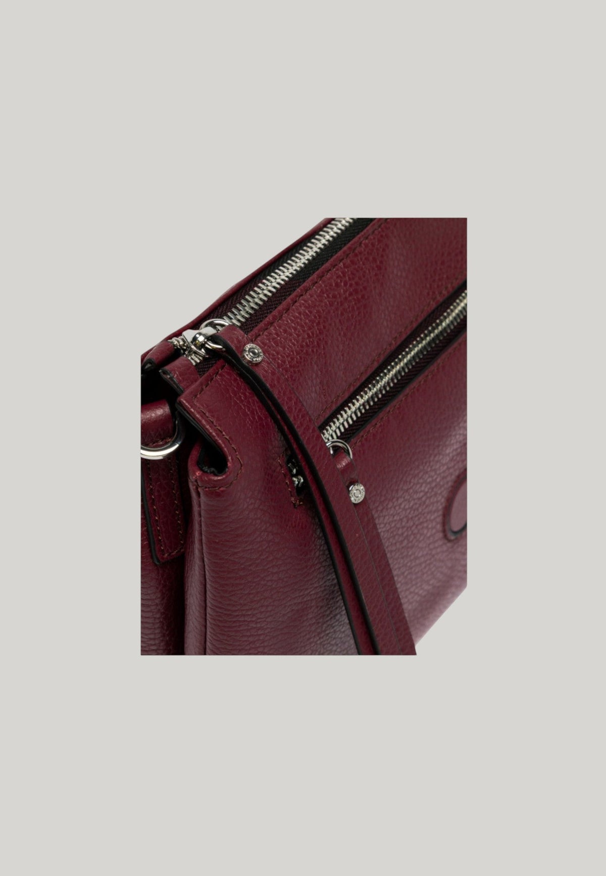 BORSA A TRACOLLA THREE BORDEAUX